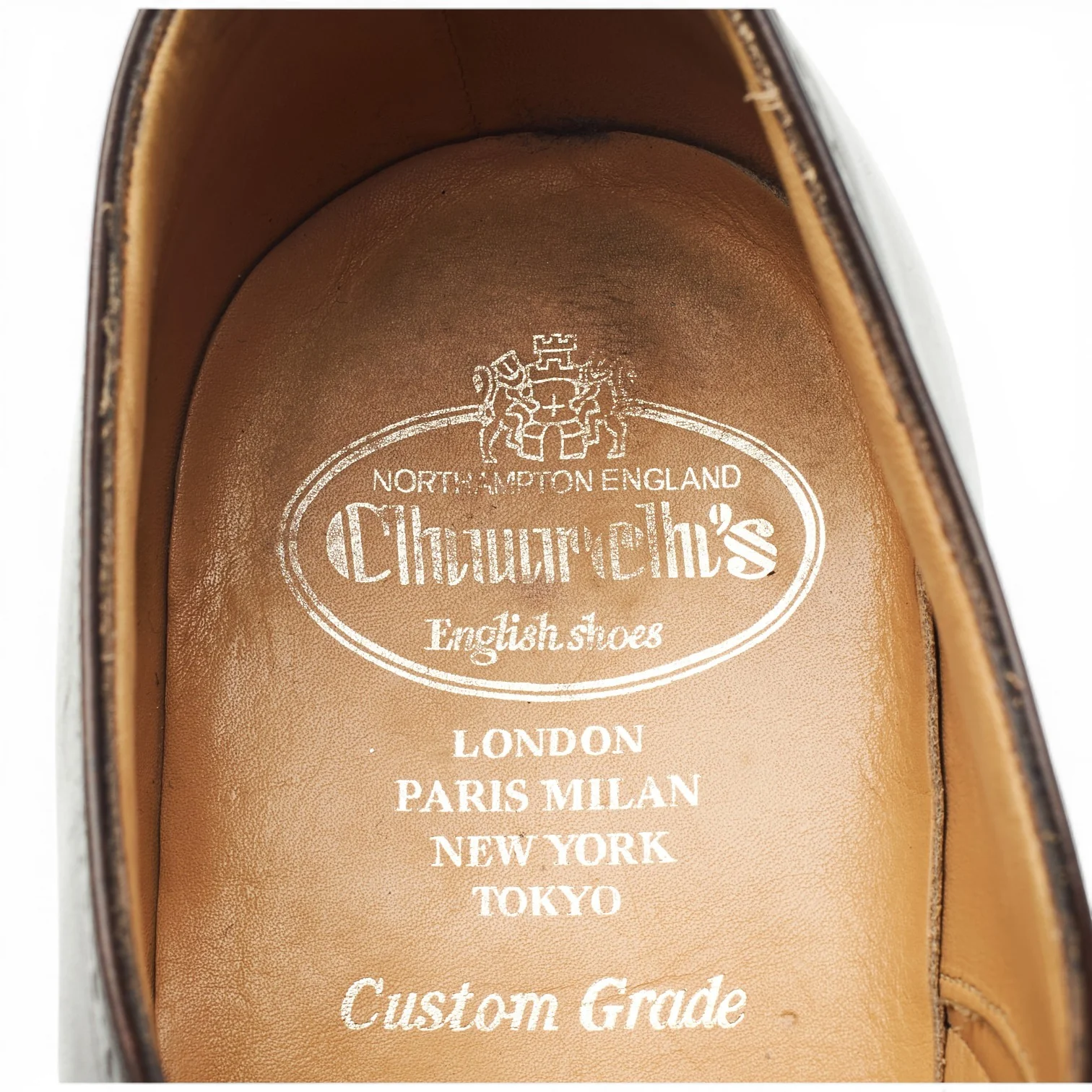 'Toronto' Dark Brown Leather Oxford Brogues UK 9.5 G - Image 6