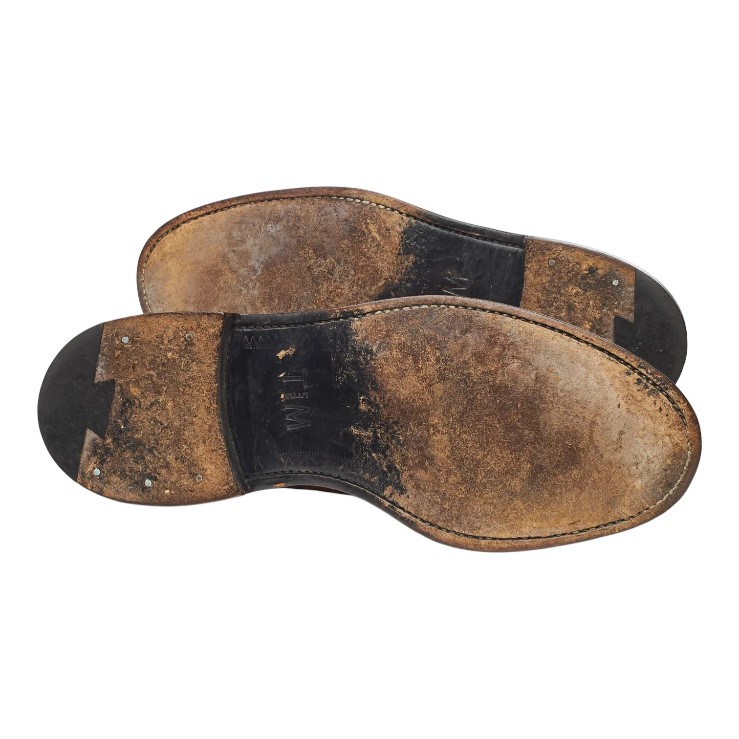'Tough Times' Brown Leather Derby UK 10 F - Image 5
