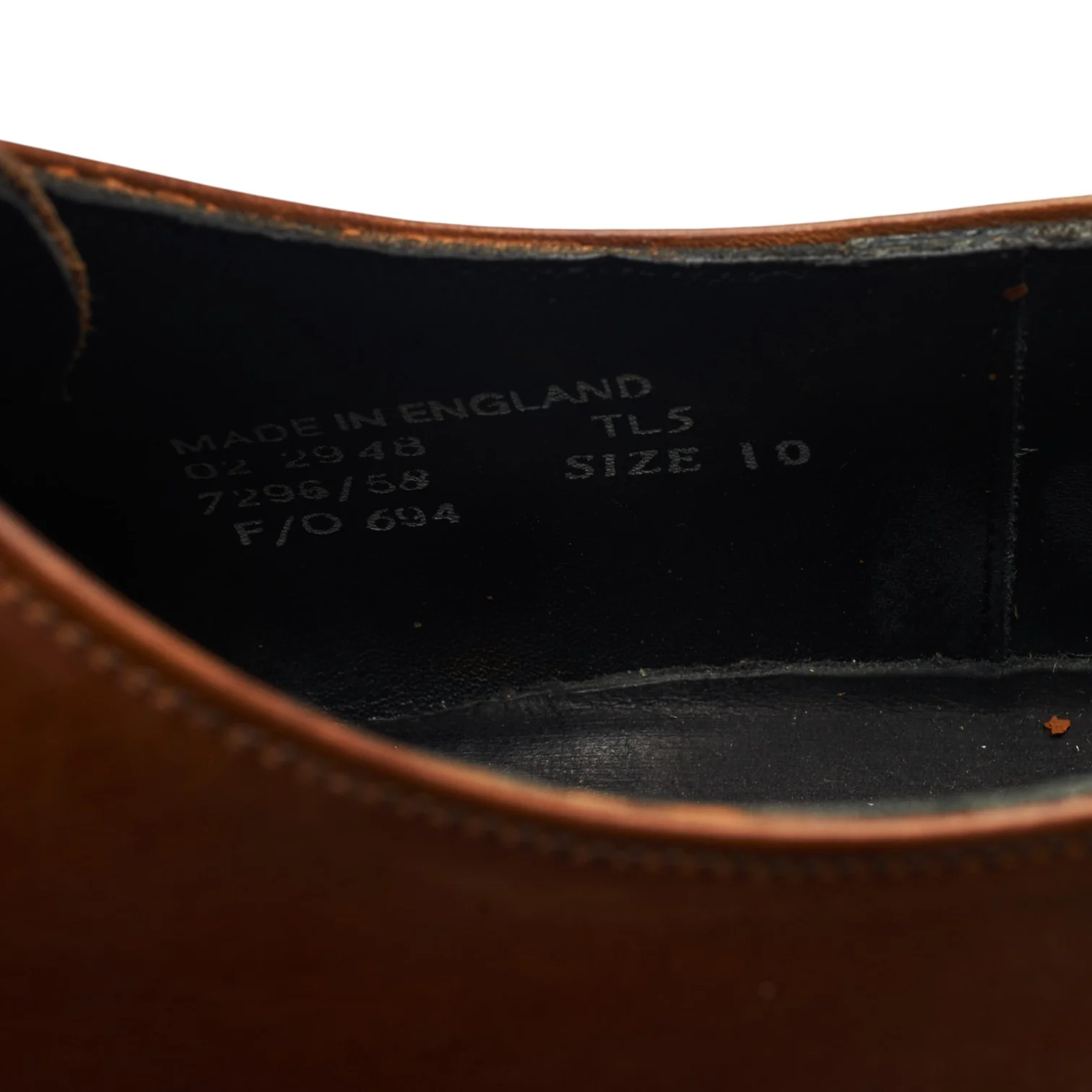 'Tough Times' Brown Leather Derby UK 10 F - Image 7