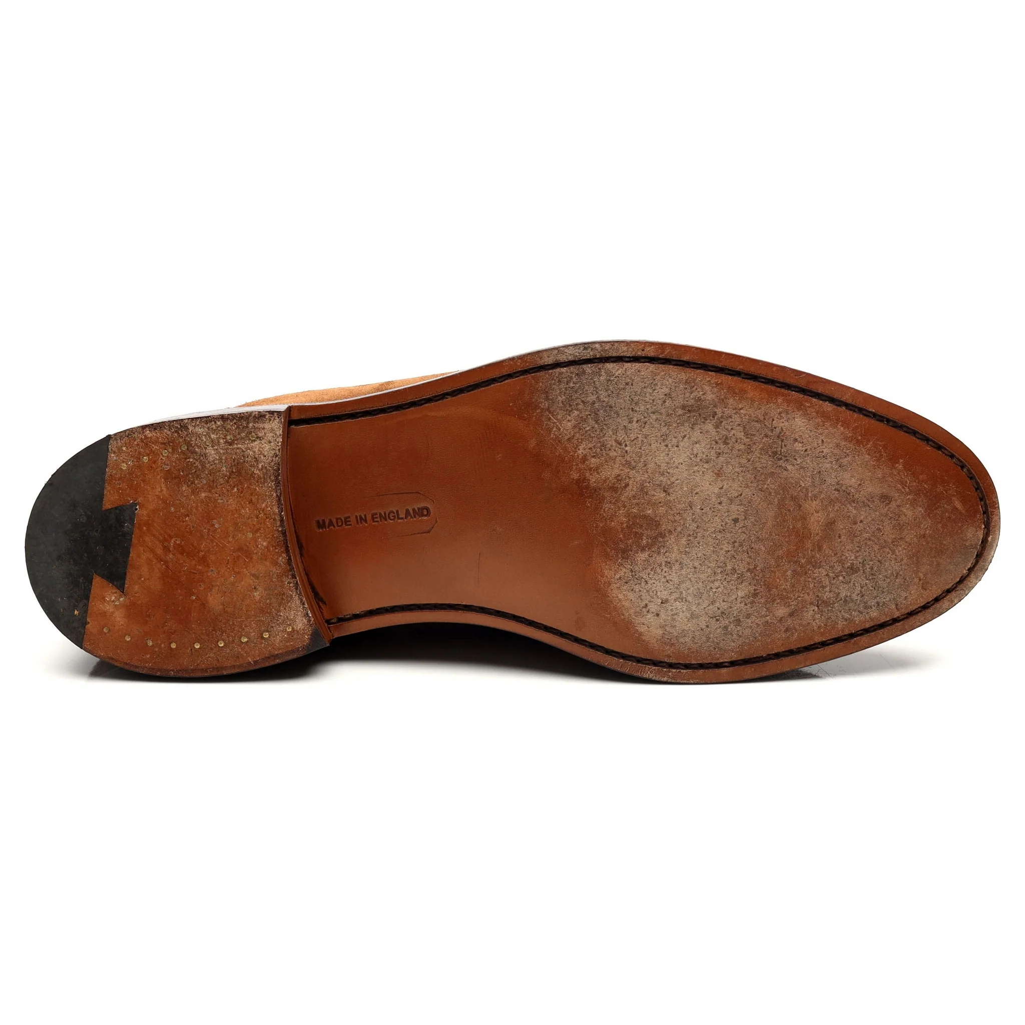 'Adam' Tan Brown Suede Loafers UK 9.5 - Image 11