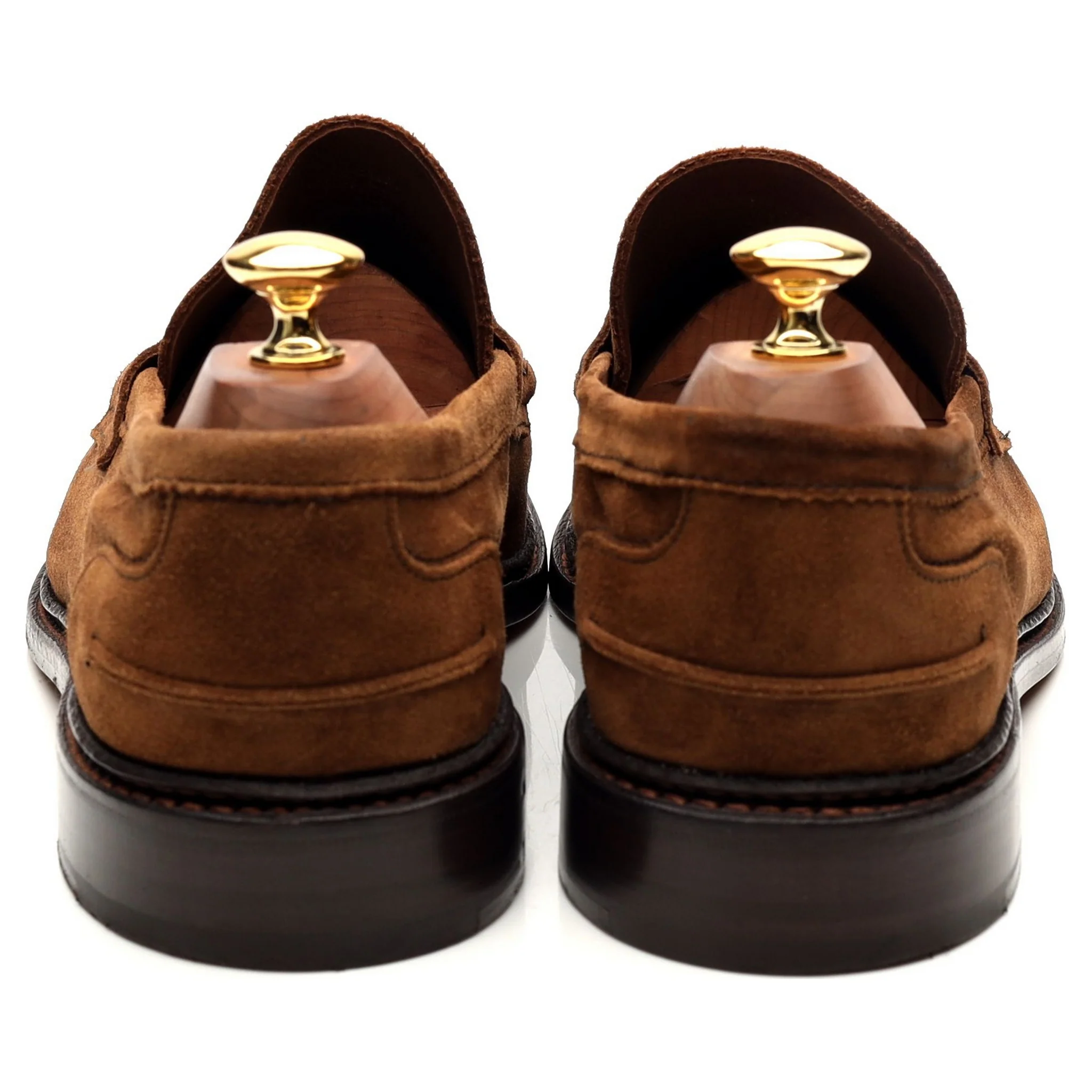 'Adam' Tan Brown Suede Loafers UK 9.5 - Image 4