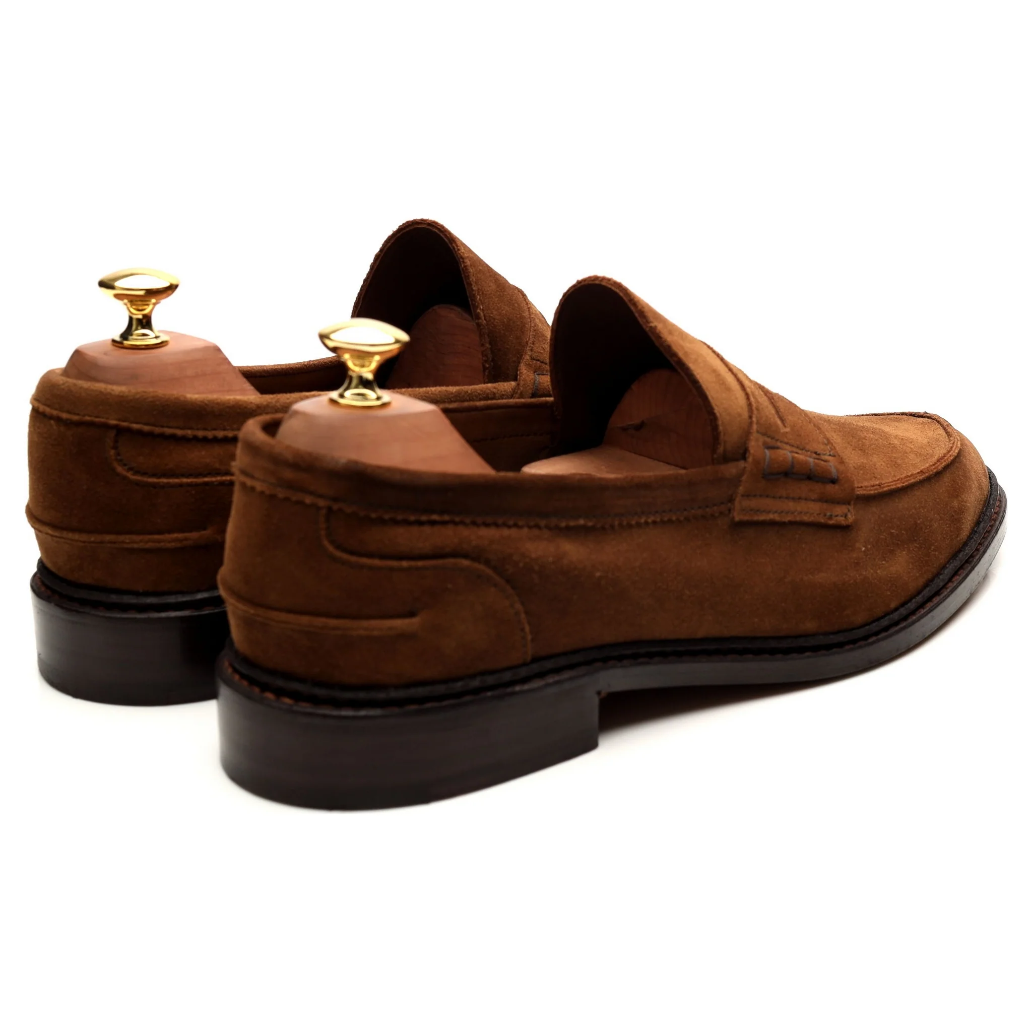 'Adam' Tan Brown Suede Loafers UK 9.5 - Image 5