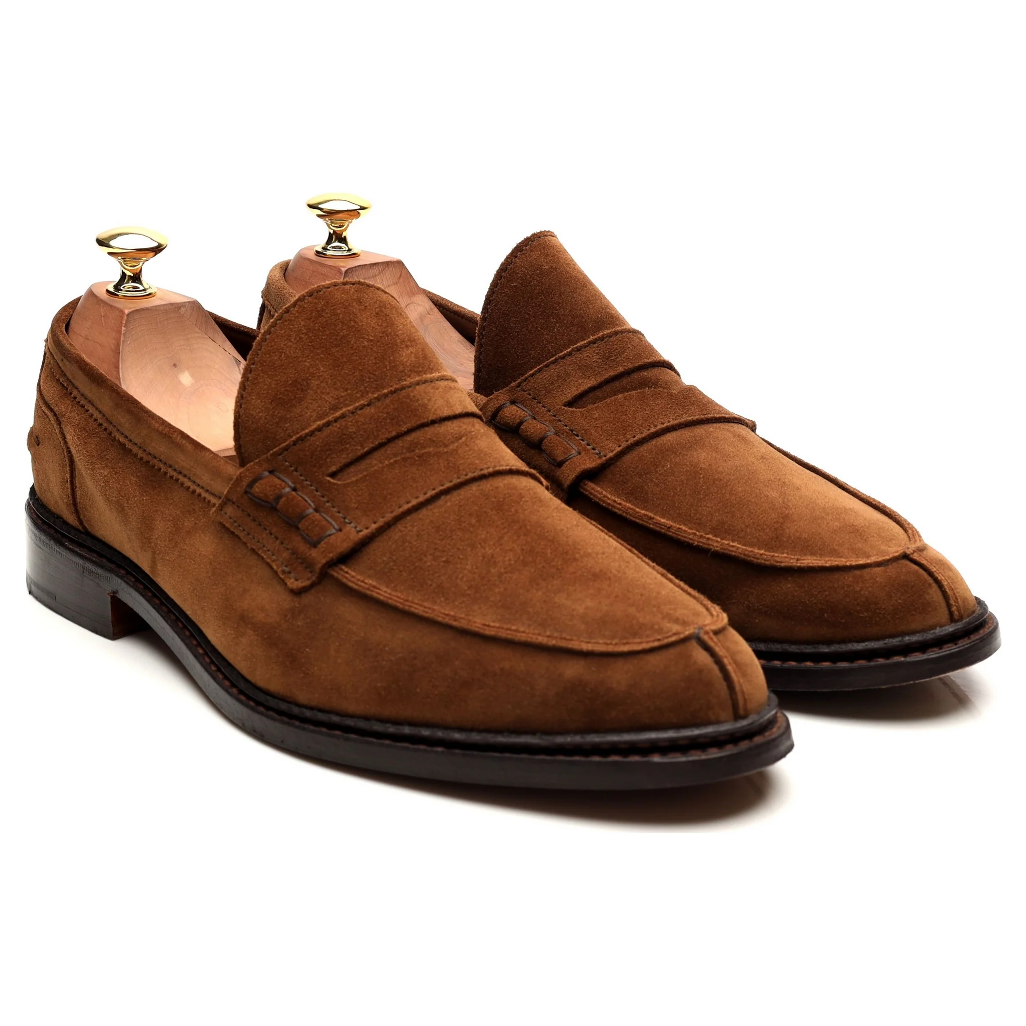 'Adam' Tan Brown Suede Loafers UK 9.5 - Image 7