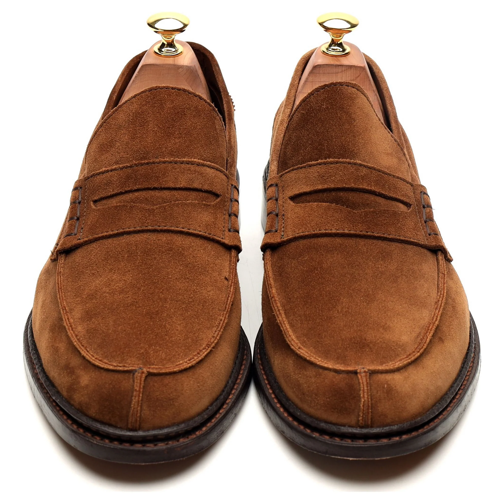 'Adam' Tan Brown Suede Loafers UK 9.5 - Image 9
