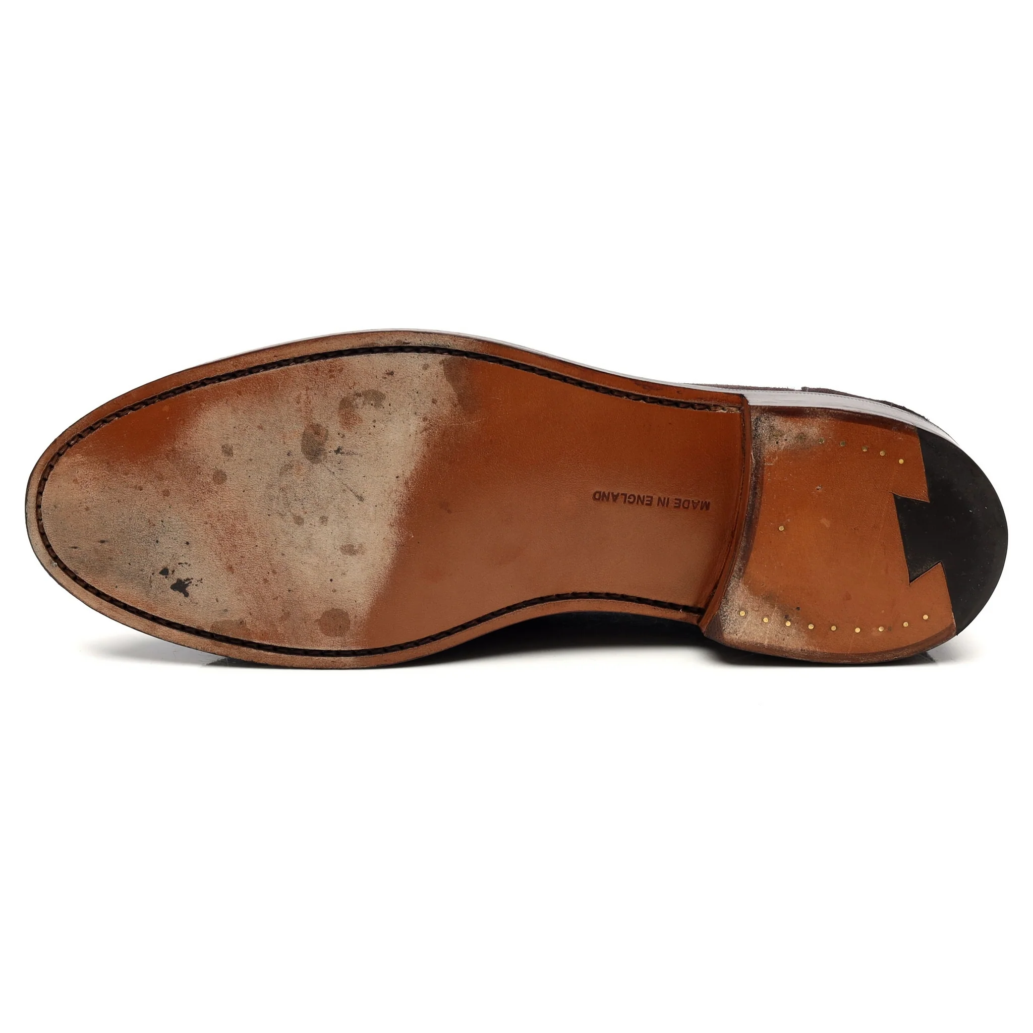 'Adam' Dark Brown Suede Loafers UK 9 - Image 10