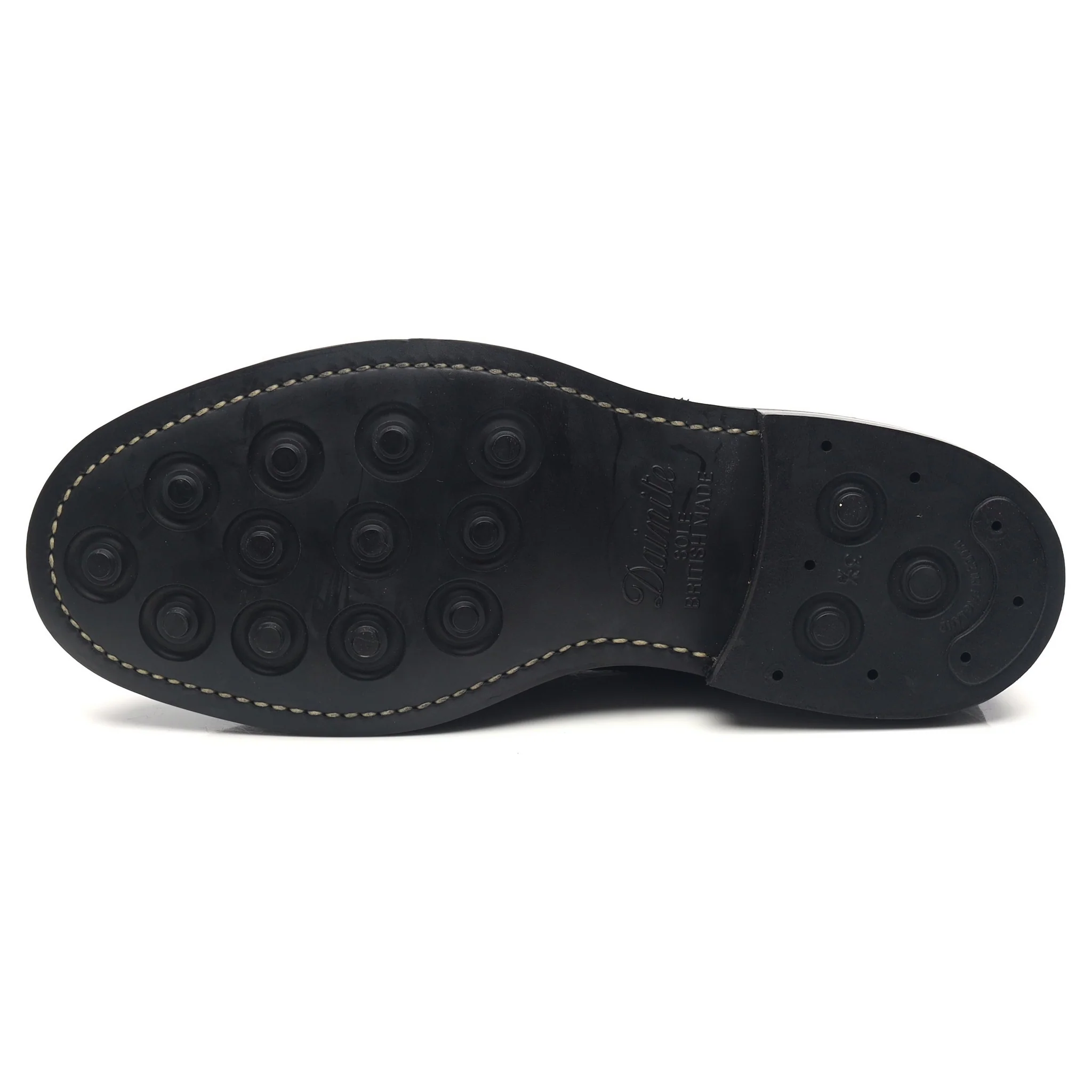 'Adstone' Black Leather Brogue Boots UK 6.5 - Image 10