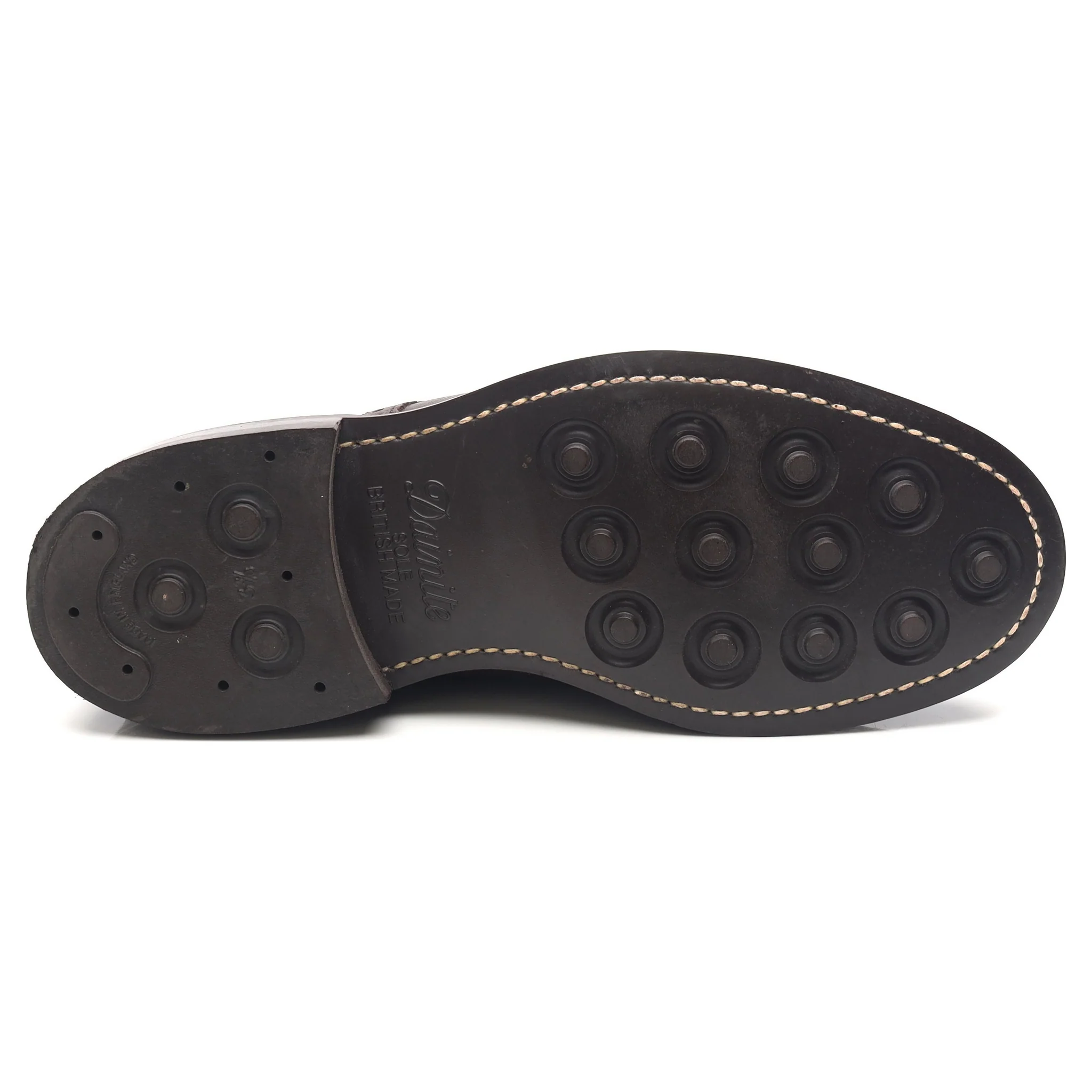 'Adstone' Dark Brown Leather Brogue Boots UK 6.5 - Image 11