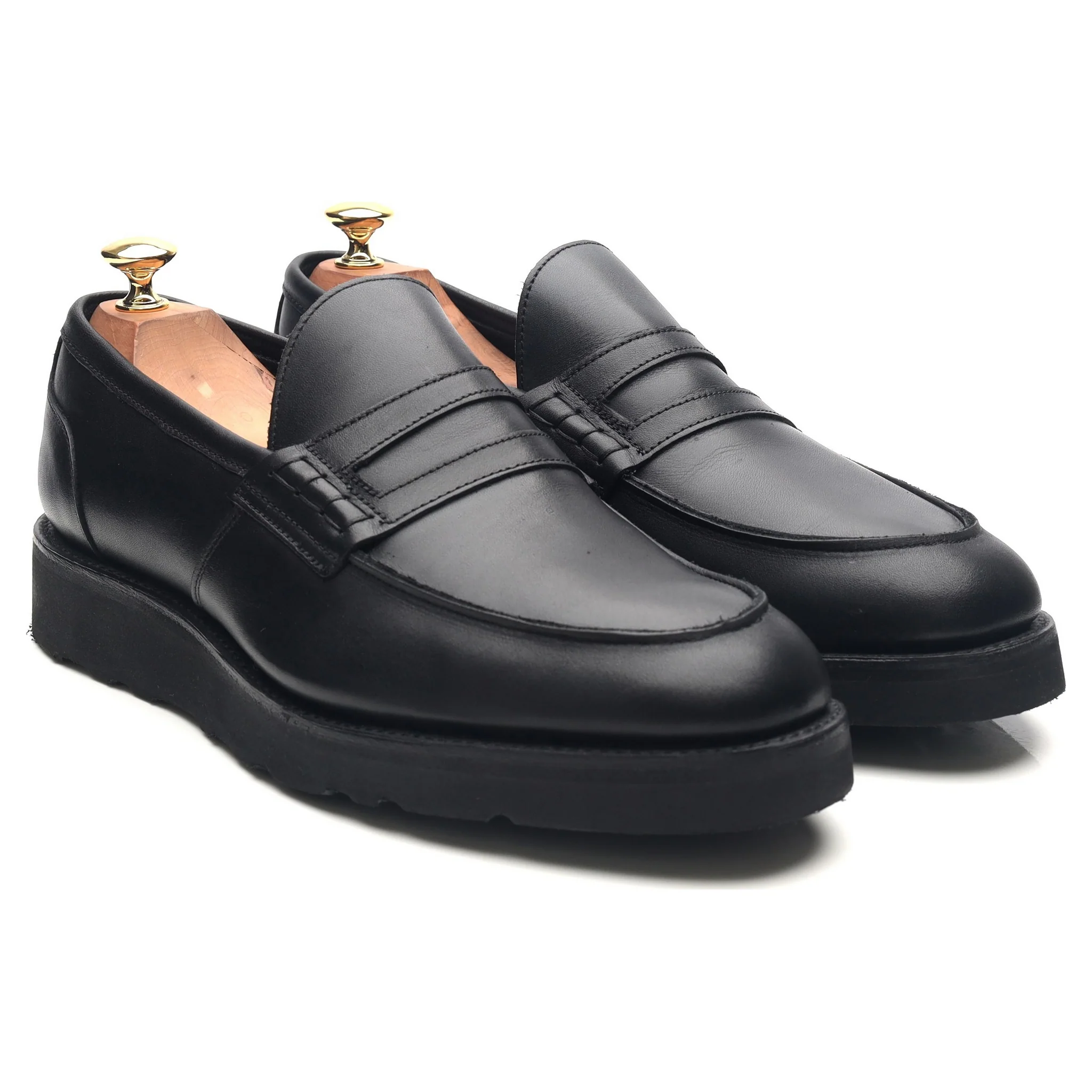Studio Nicholson Black Leather Loafers UK 9 - Image 7