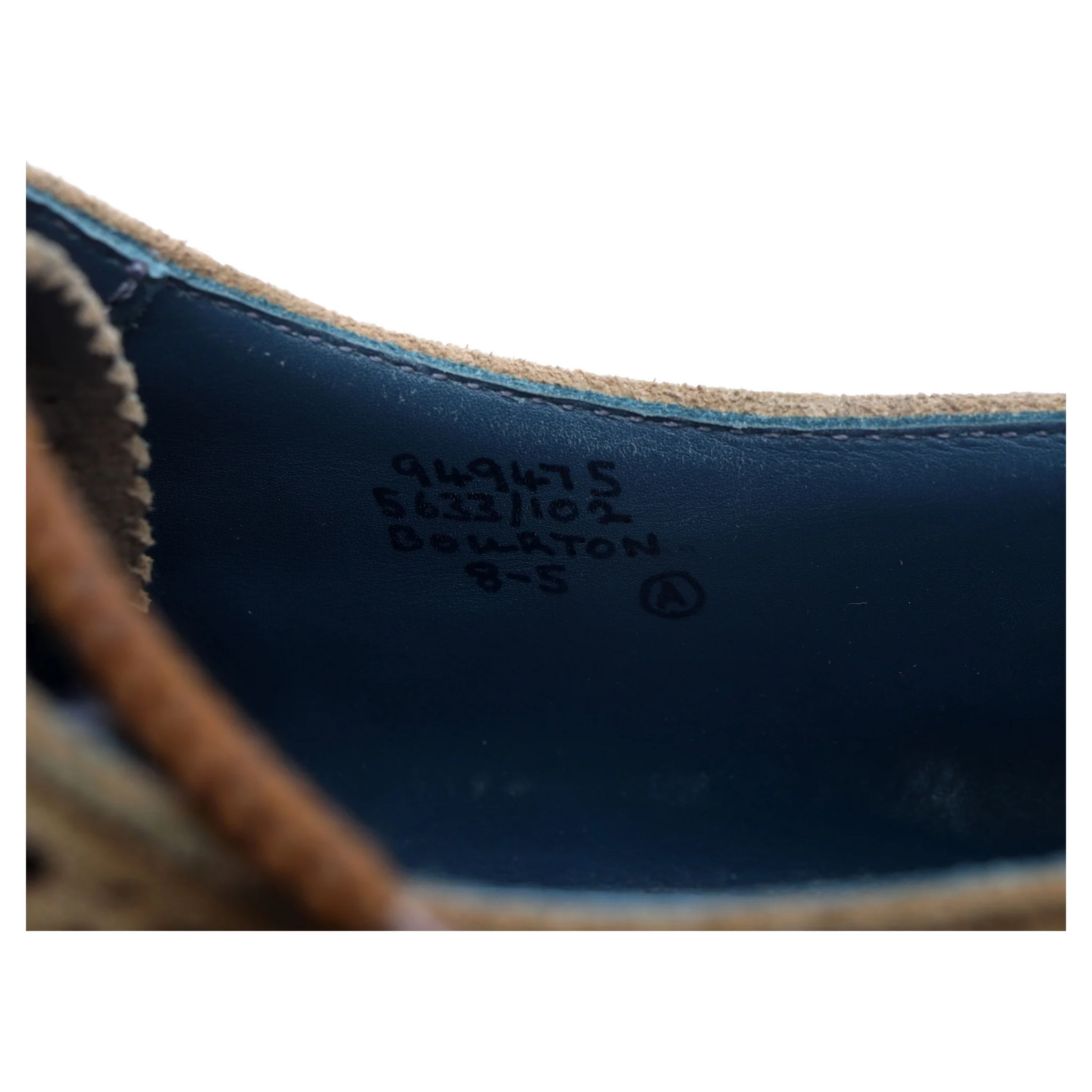 'Bourton' Sand Brown Suede Derby Brogues UK 8 - Image 13