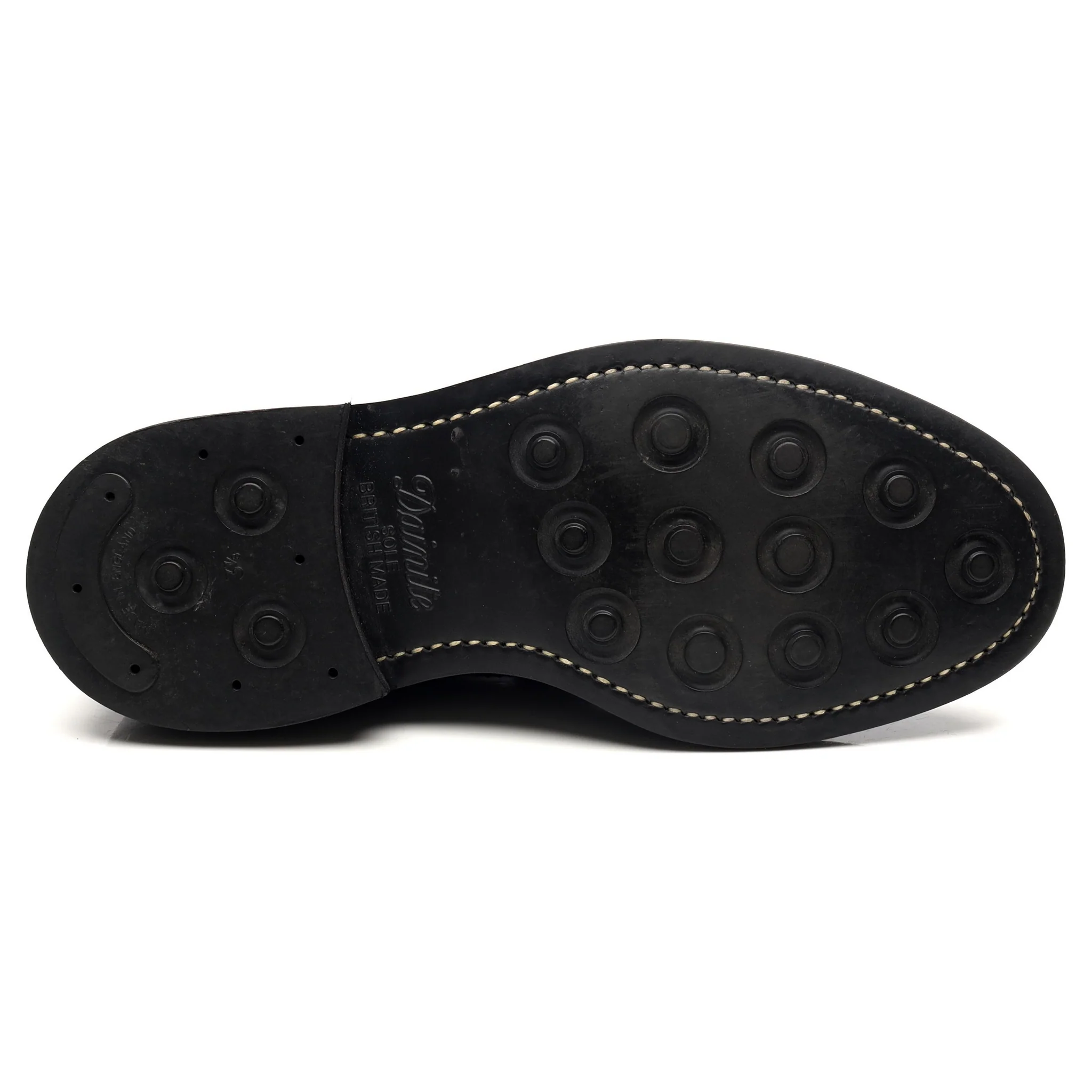 'Bourton' Black Leather Derby Brogues UK 8 - Image 11