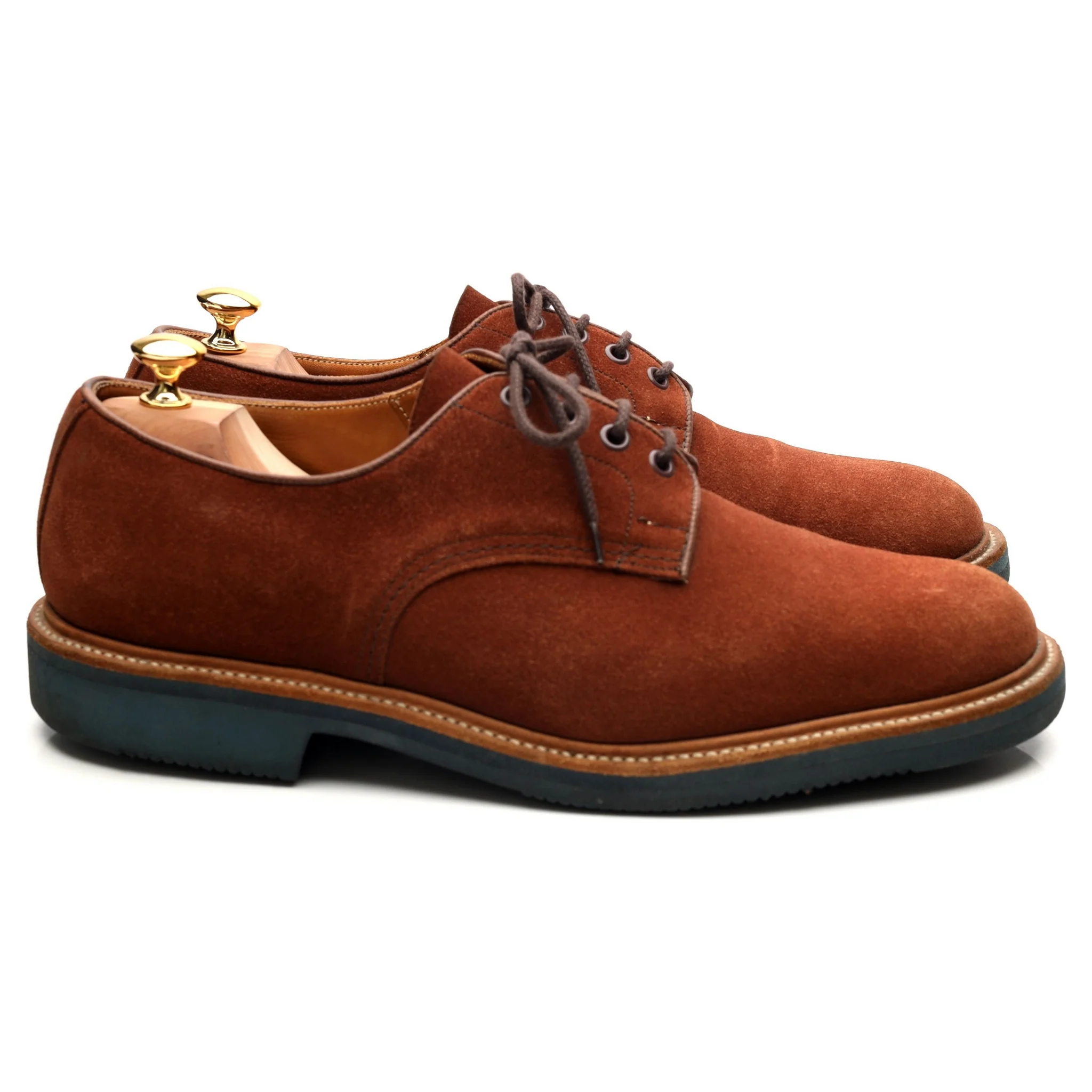 'Daniel' Tan Brown Suede Derby UK 11 - Image 6