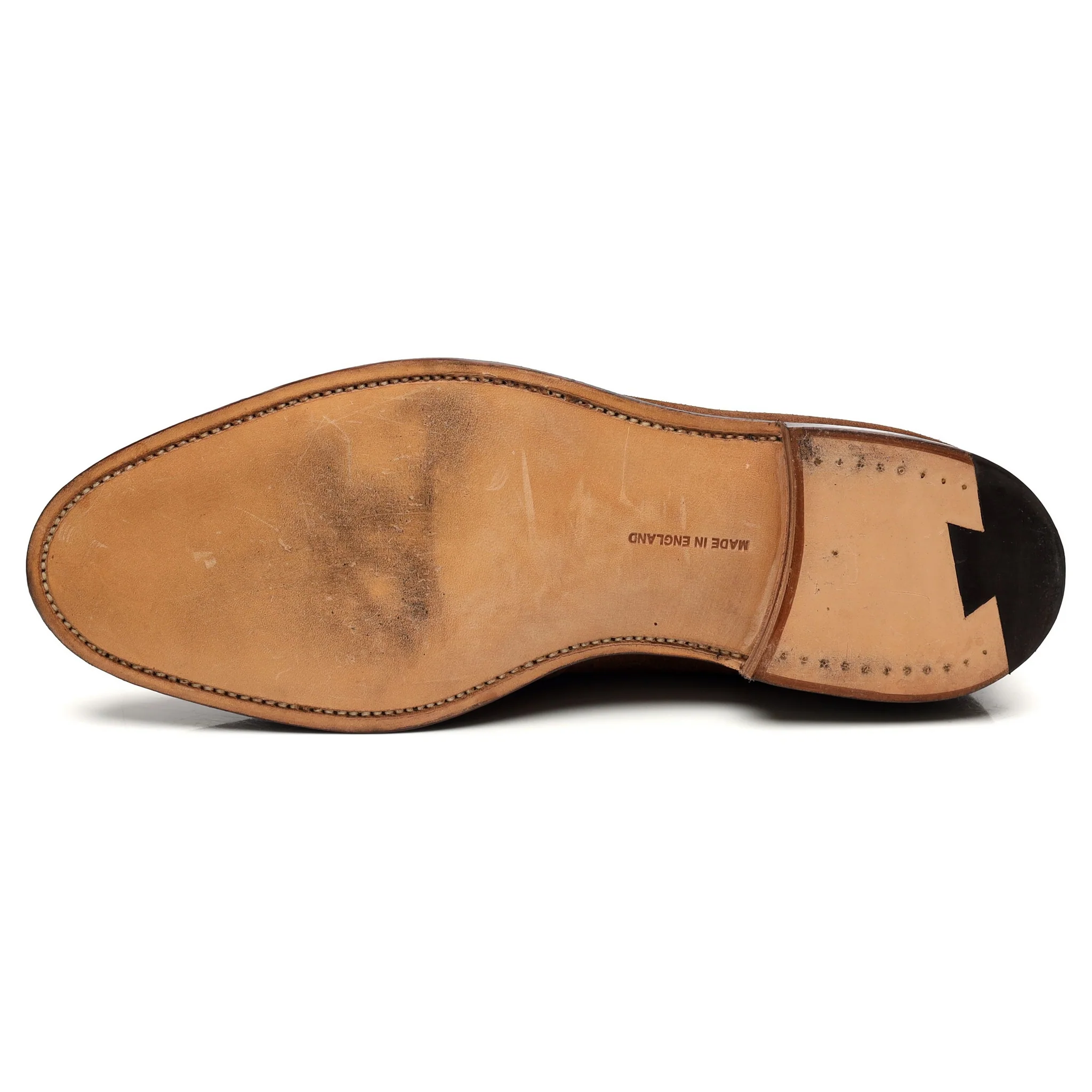 'Harvard' Tan Brown Suede Loafers UK 10.5 - Image 10