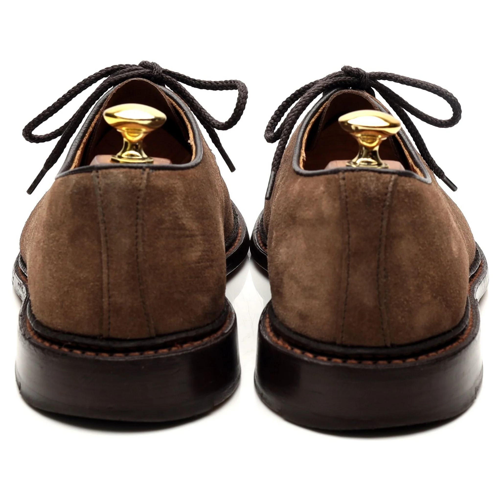 'Daniel' Light Brown Suede Derby UK 8 - Image 4