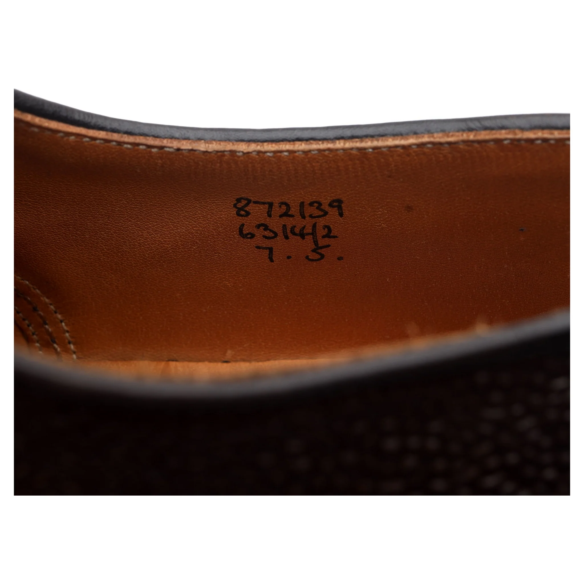 '6314' Brown Leather Derby UK 7 - Image 13