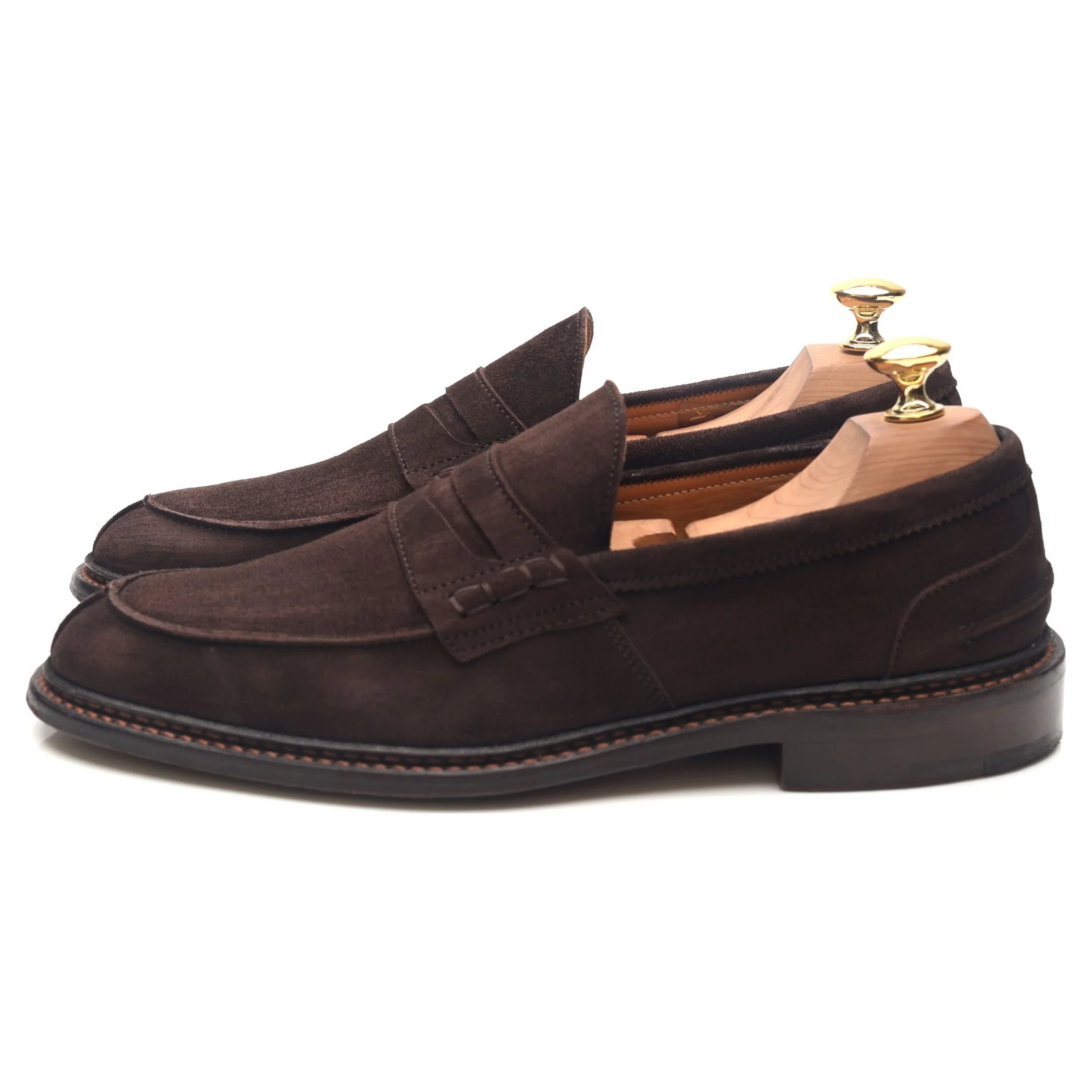 Women's 'Eva' Dark Brown Suede Loafers UK 6.5 - Image 2