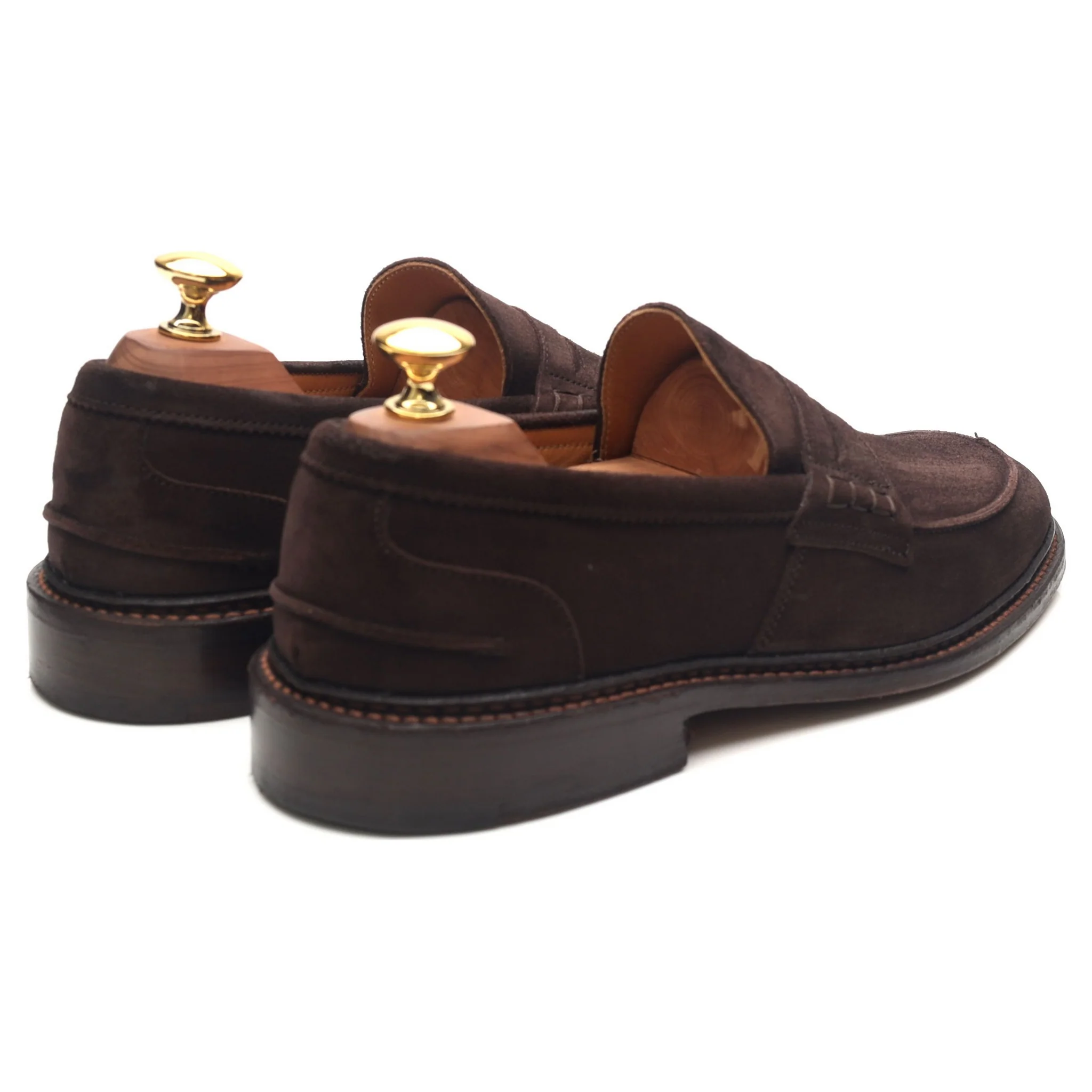 Women's 'Eva' Dark Brown Suede Loafers UK 6.5 - Image 5