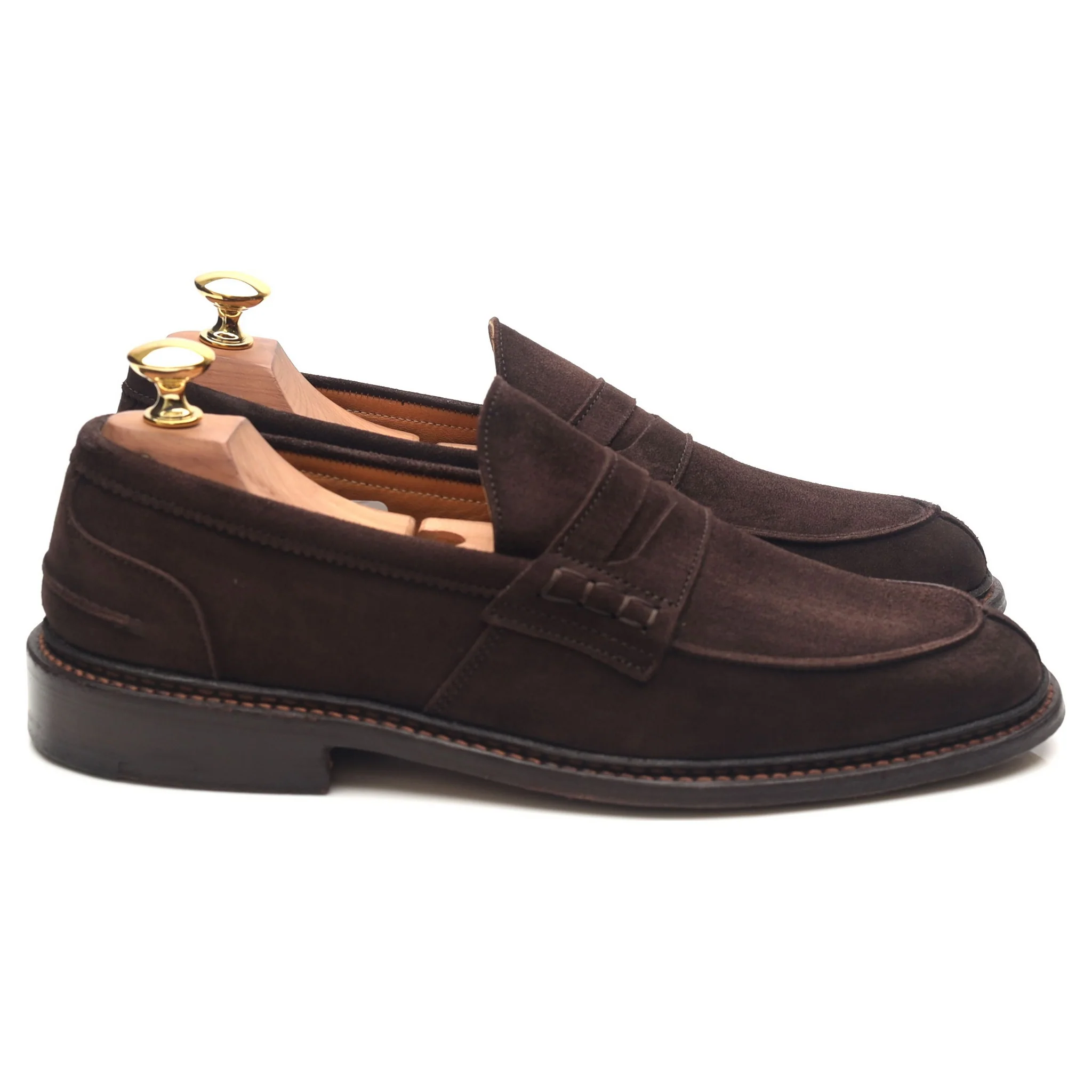 Women's 'Eva' Dark Brown Suede Loafers UK 6.5 - Image 6