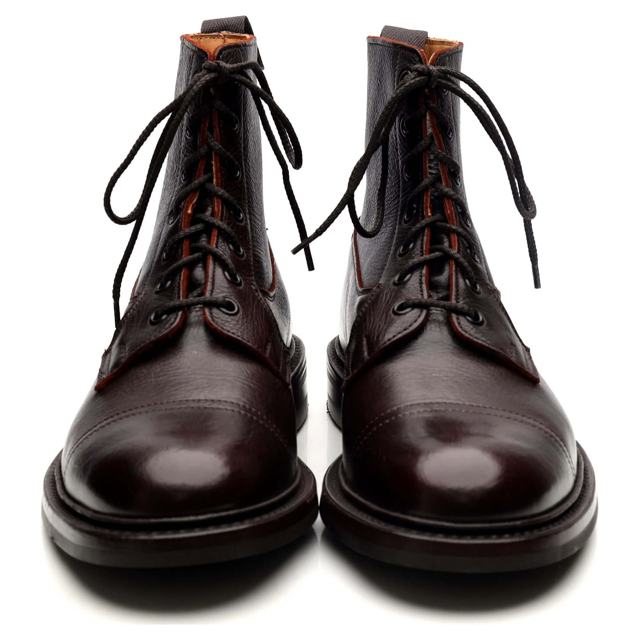 'Grassmere' Dark Brown Kudu Leather Derby Boots UK 9 - Image 8