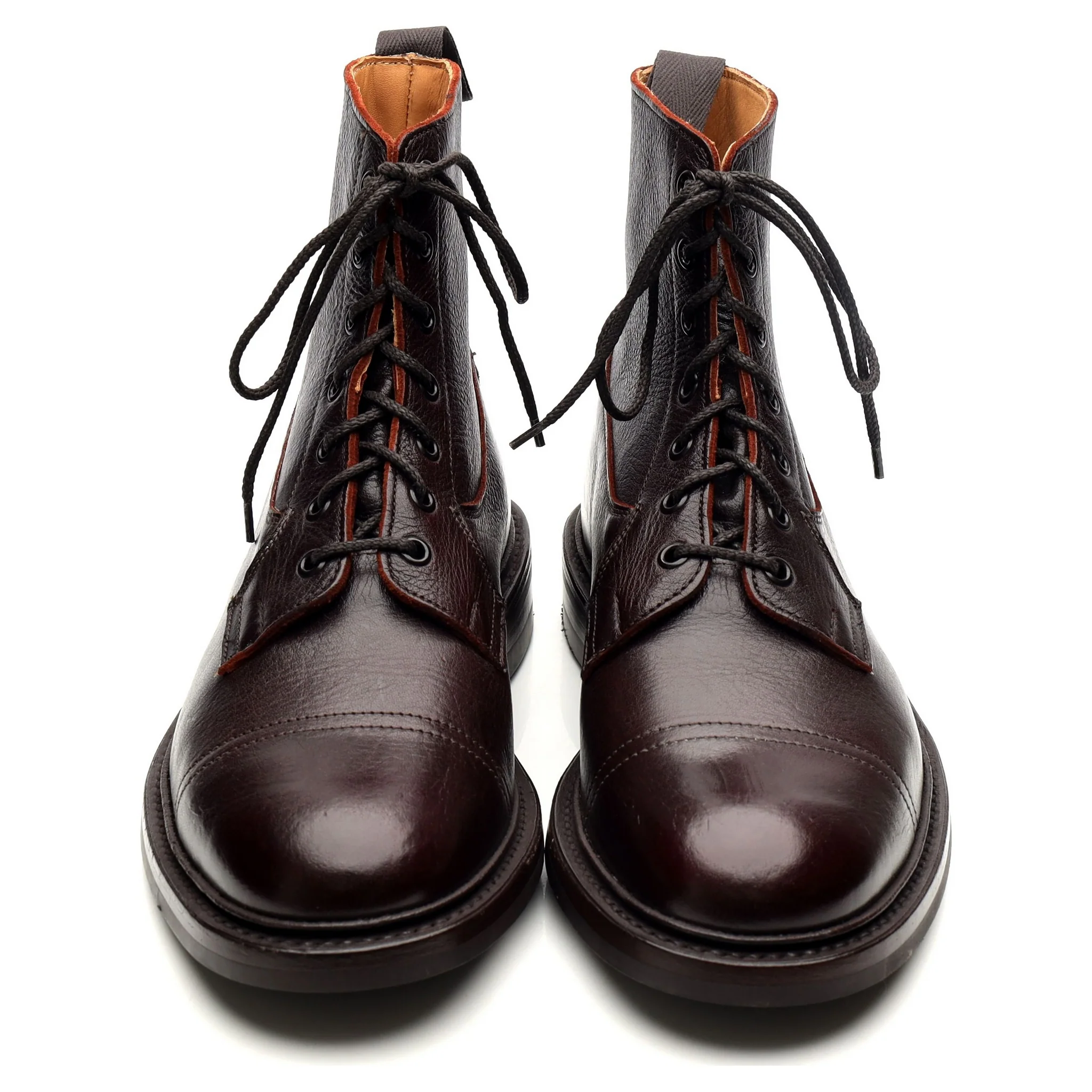 'Grassmere' Dark Brown Kudu Leather Derby Boots UK 9 - Image 9