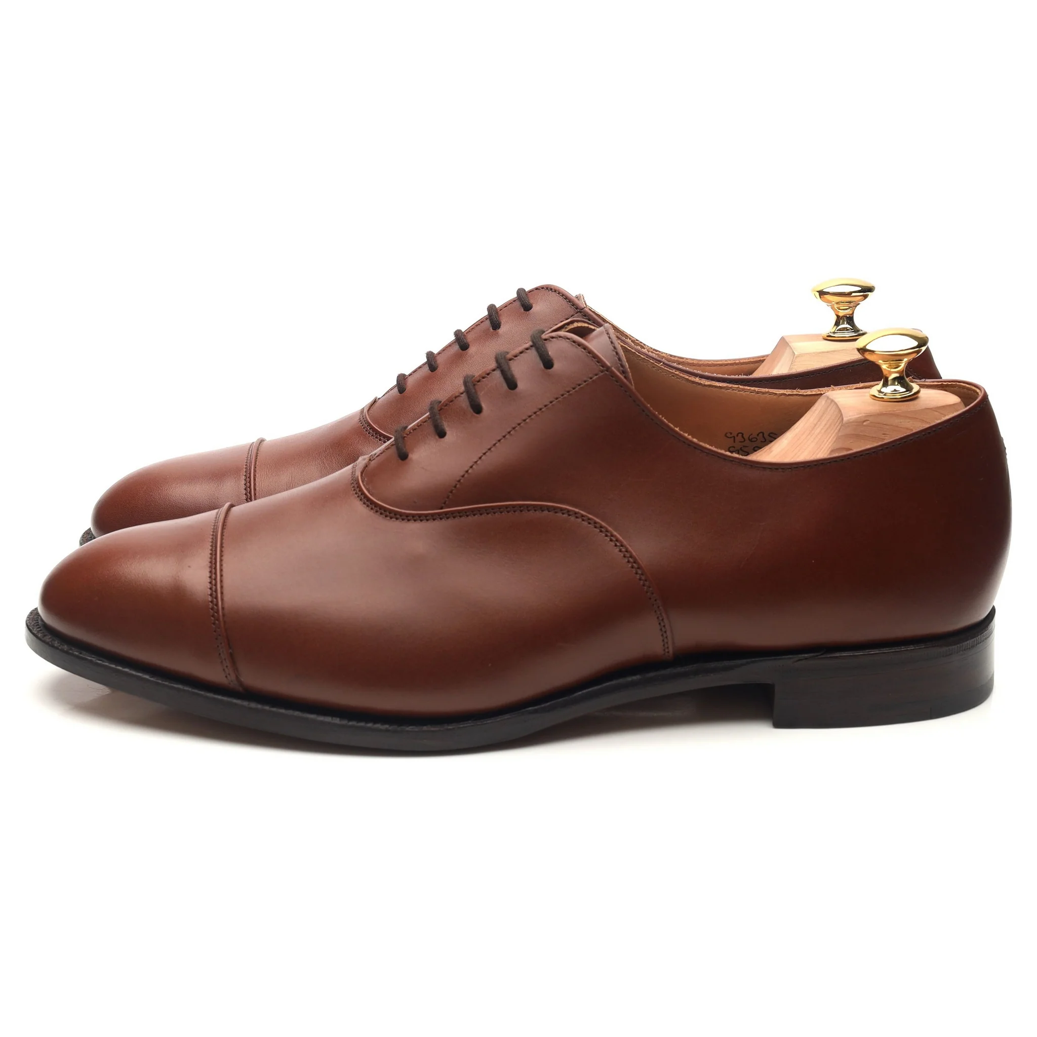 'Henley' Tan Brown Leather Oxford UK 11.5 - Image 2
