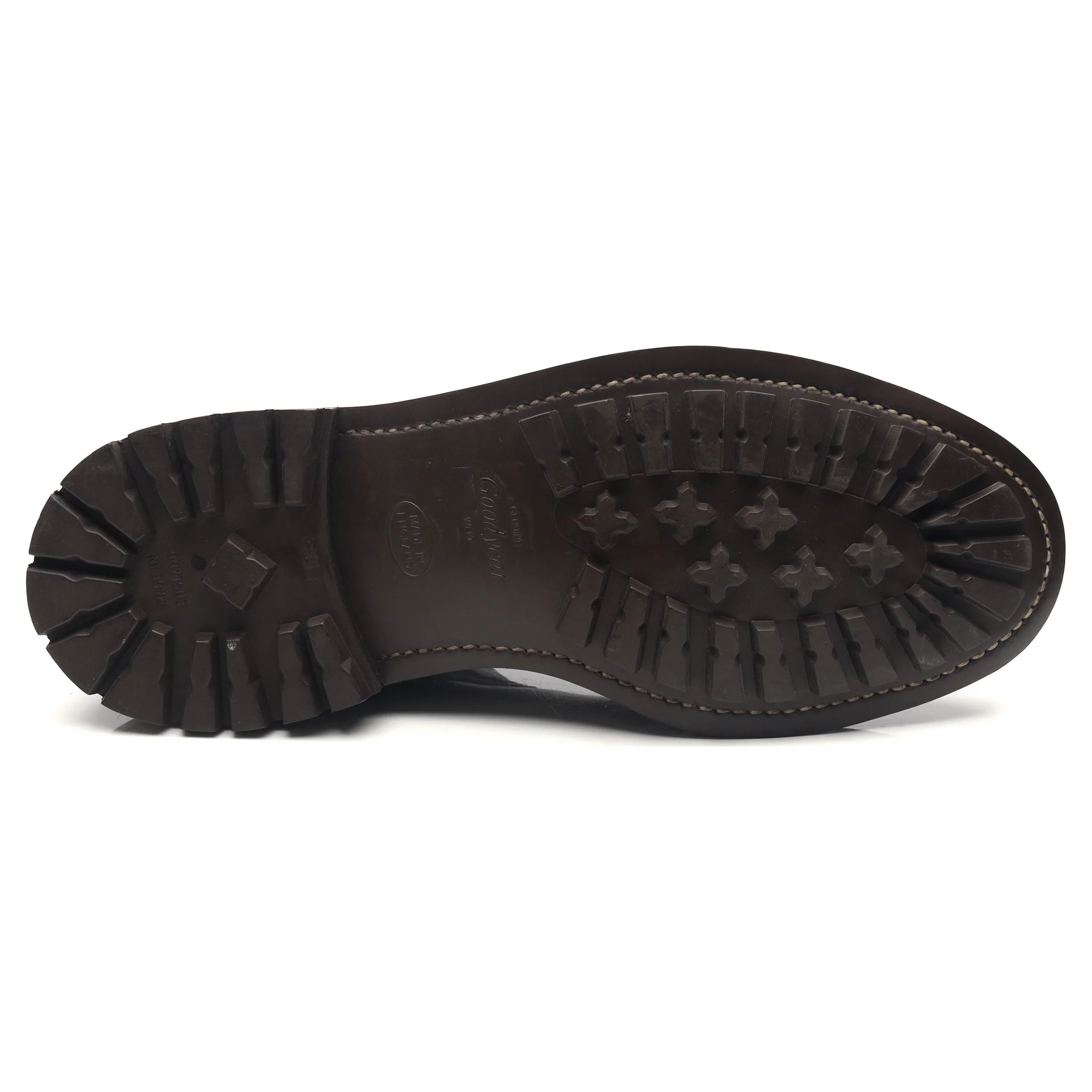 'Henry' Dark Brown Leather Dealer Boots UK 11 - Image 11