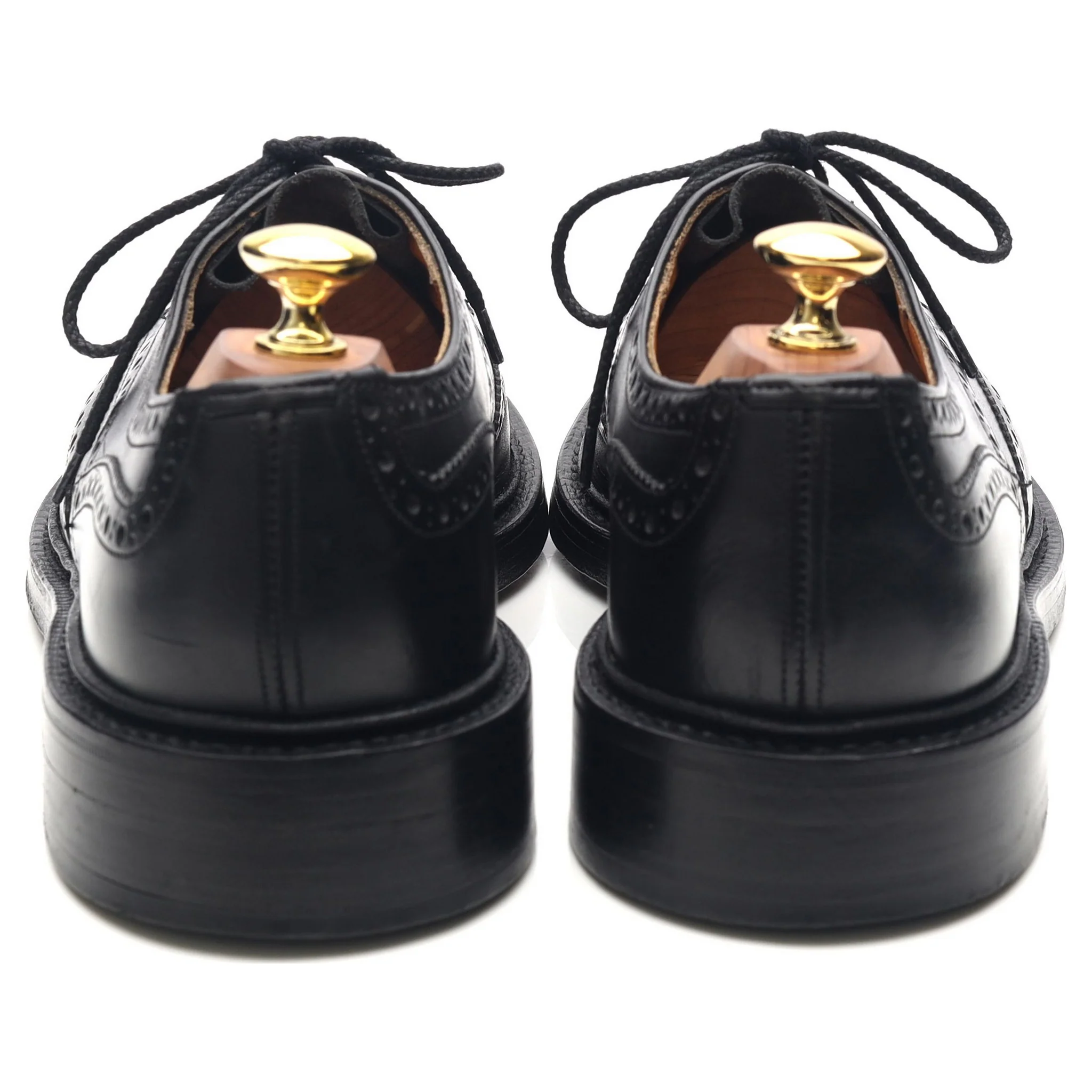 'Keswick' Black Leather Country Derby Brogues UK 8.5 - Image 4