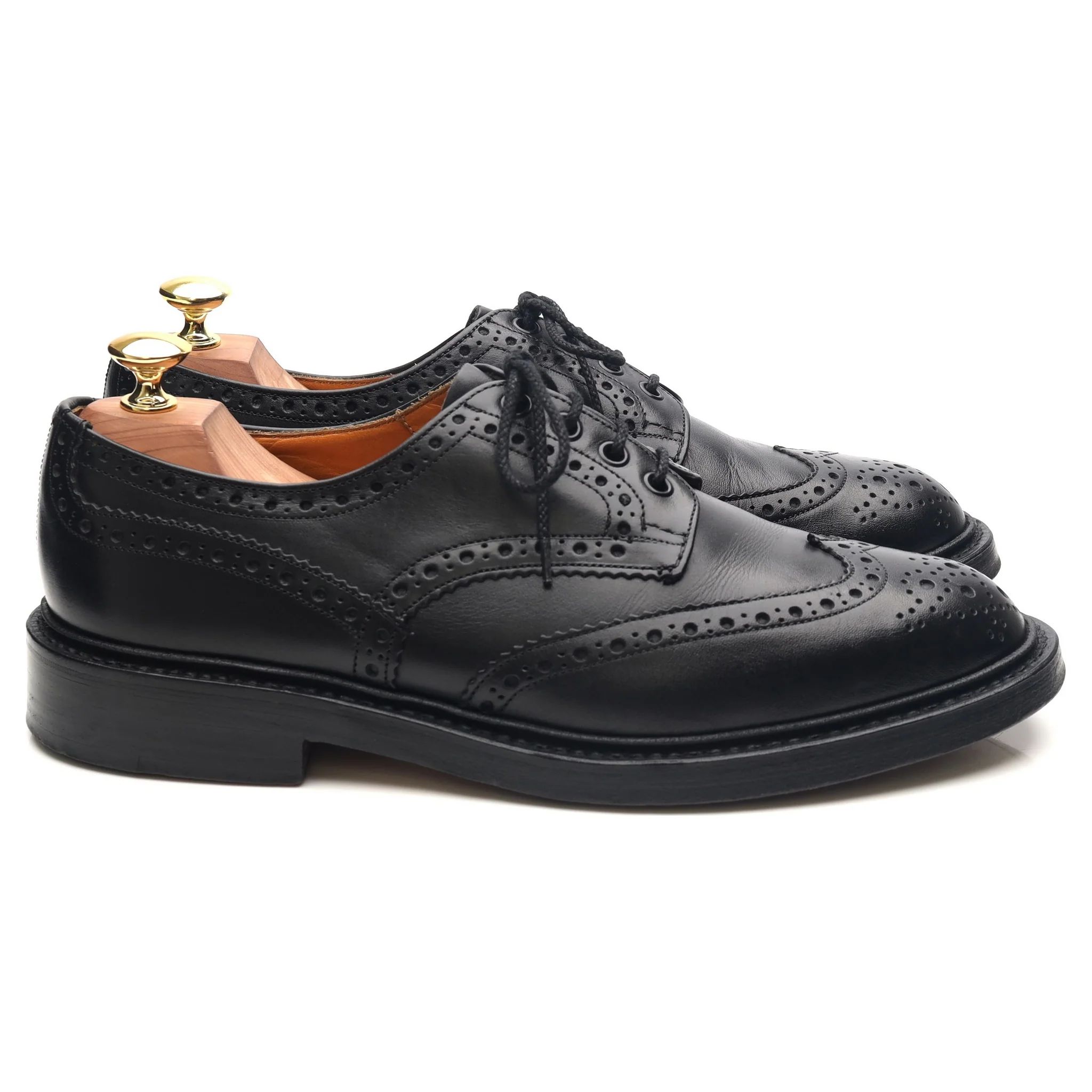 'Keswick' Black Leather Country Derby Brogues UK 8.5 - Image 6