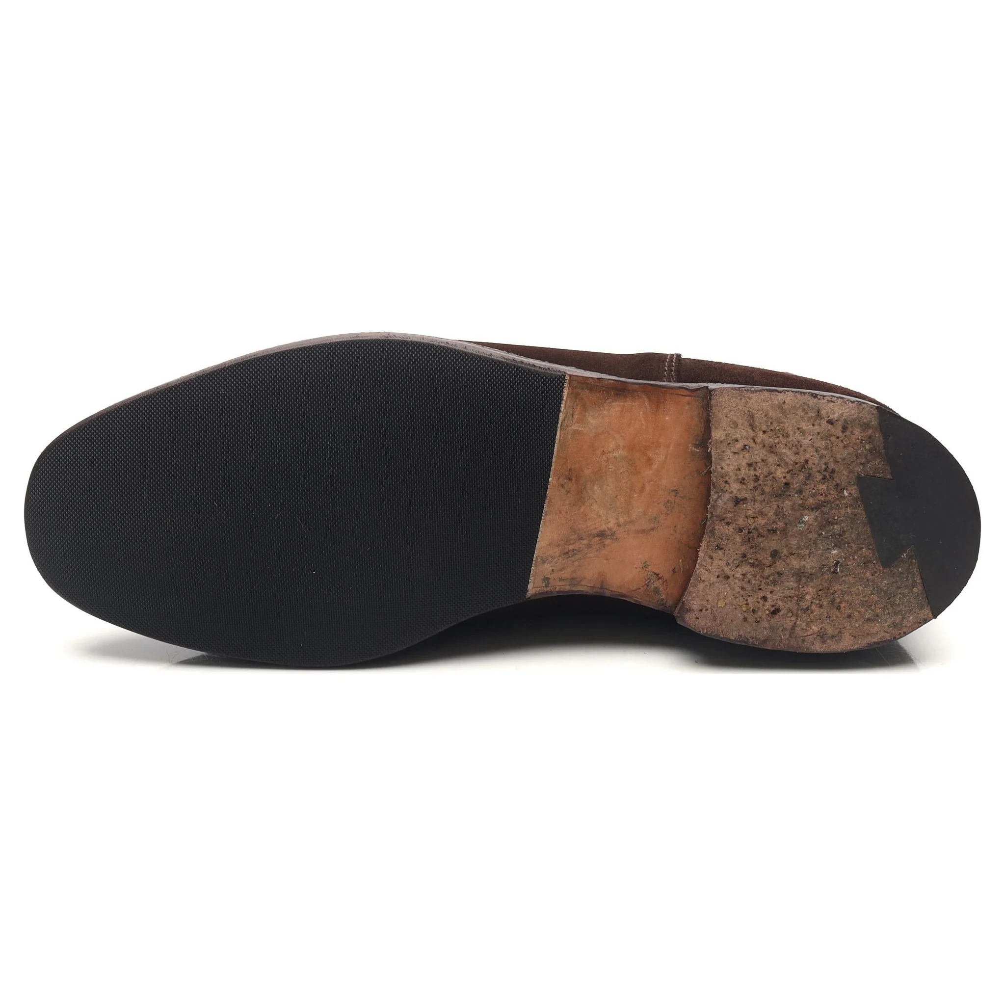 'Lambourn' Dark Brown Suede Chelsea Boots UK 6 - Image 10