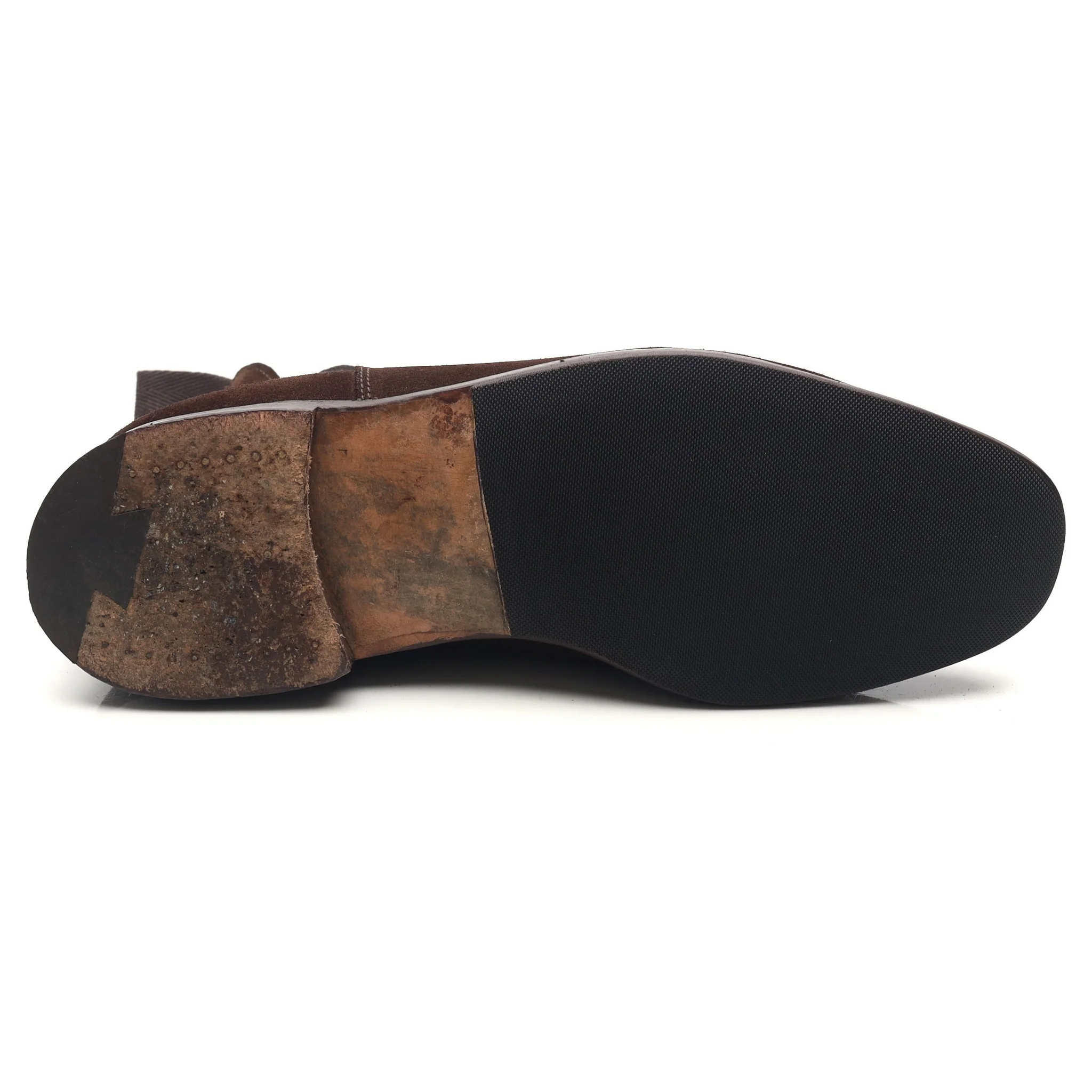 'Lambourn' Dark Brown Suede Chelsea Boots UK 6 - Image 11