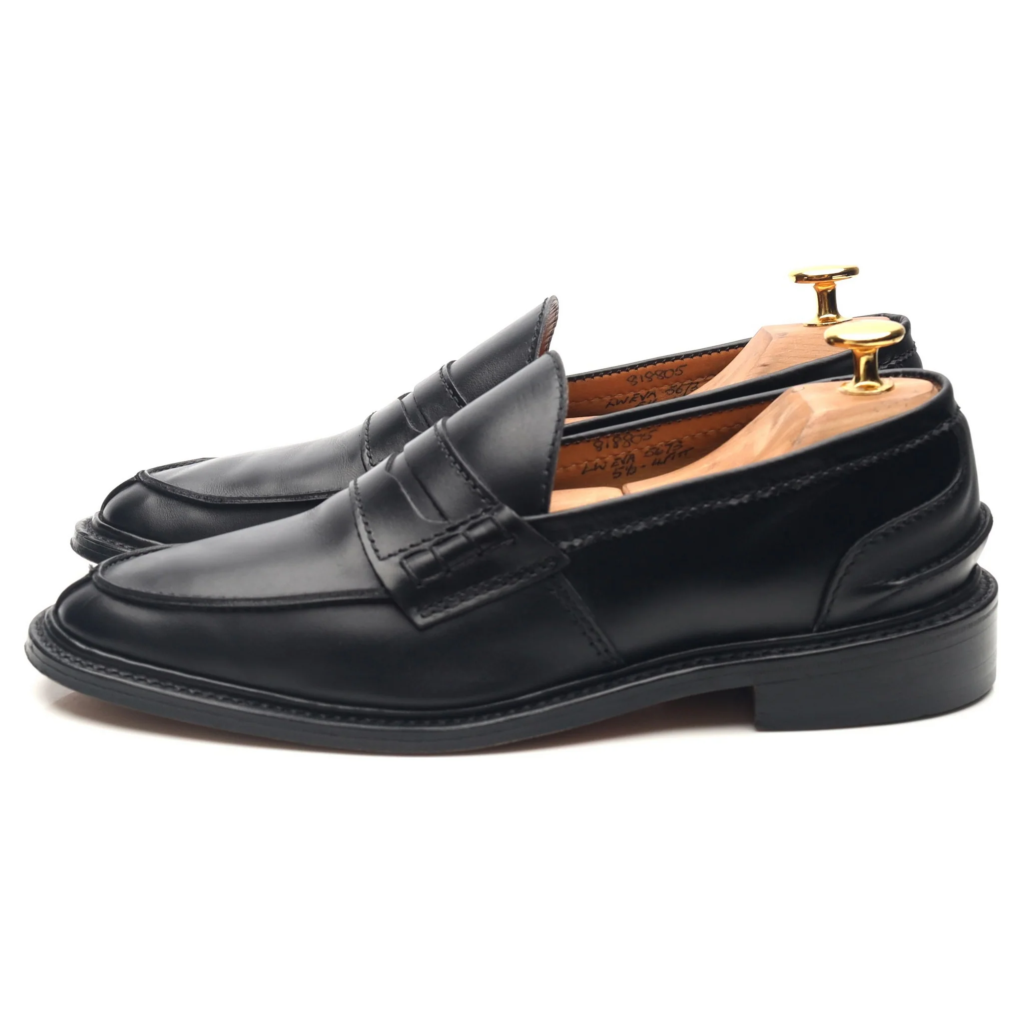 Women's 'Lweva' Black Leather Loafers UK 5.5 - Image 2