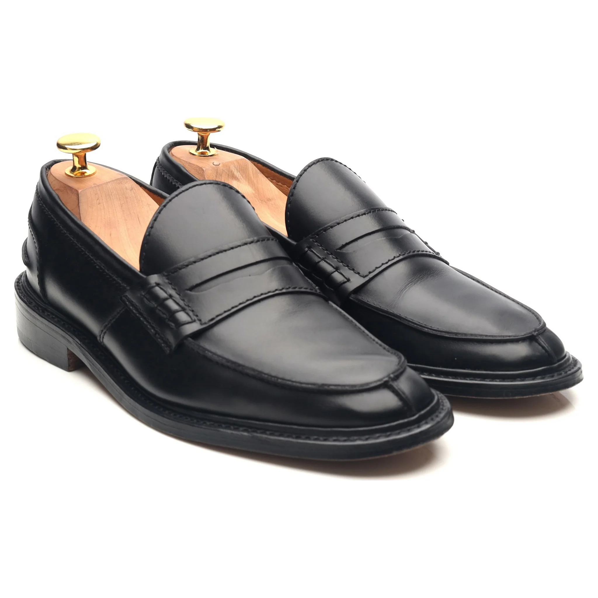 Women's 'Lweva' Black Leather Loafers UK 5.5 - Image 7