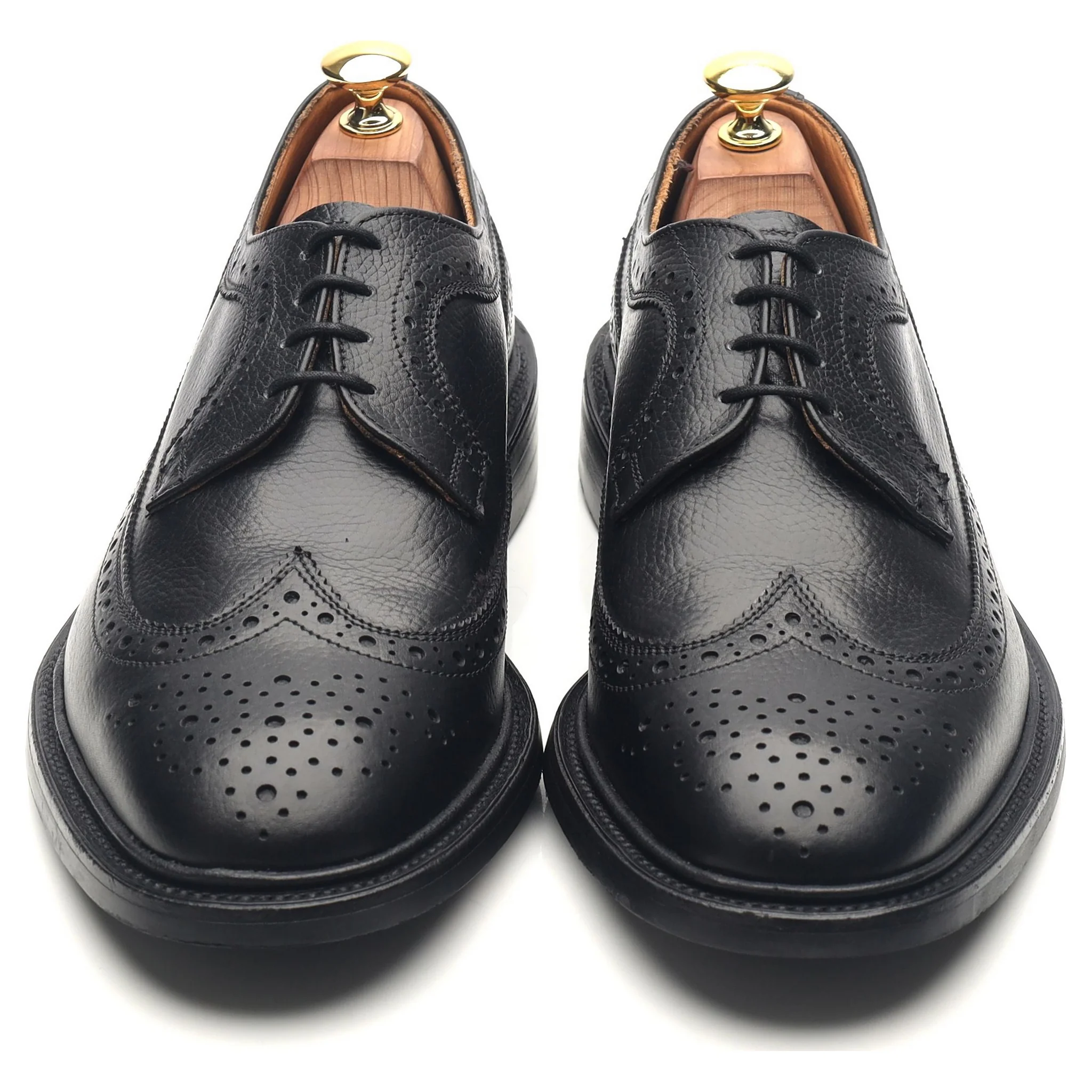 'Richard' Black Leather Country Derby Brogues UK 8.5 - Image 9