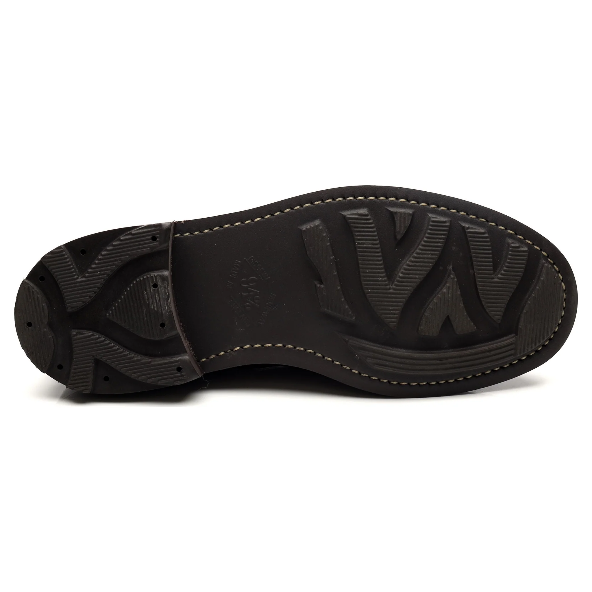 'Woodstock' Dark Brown Kudu Leather Derby UK 8 - Image 11