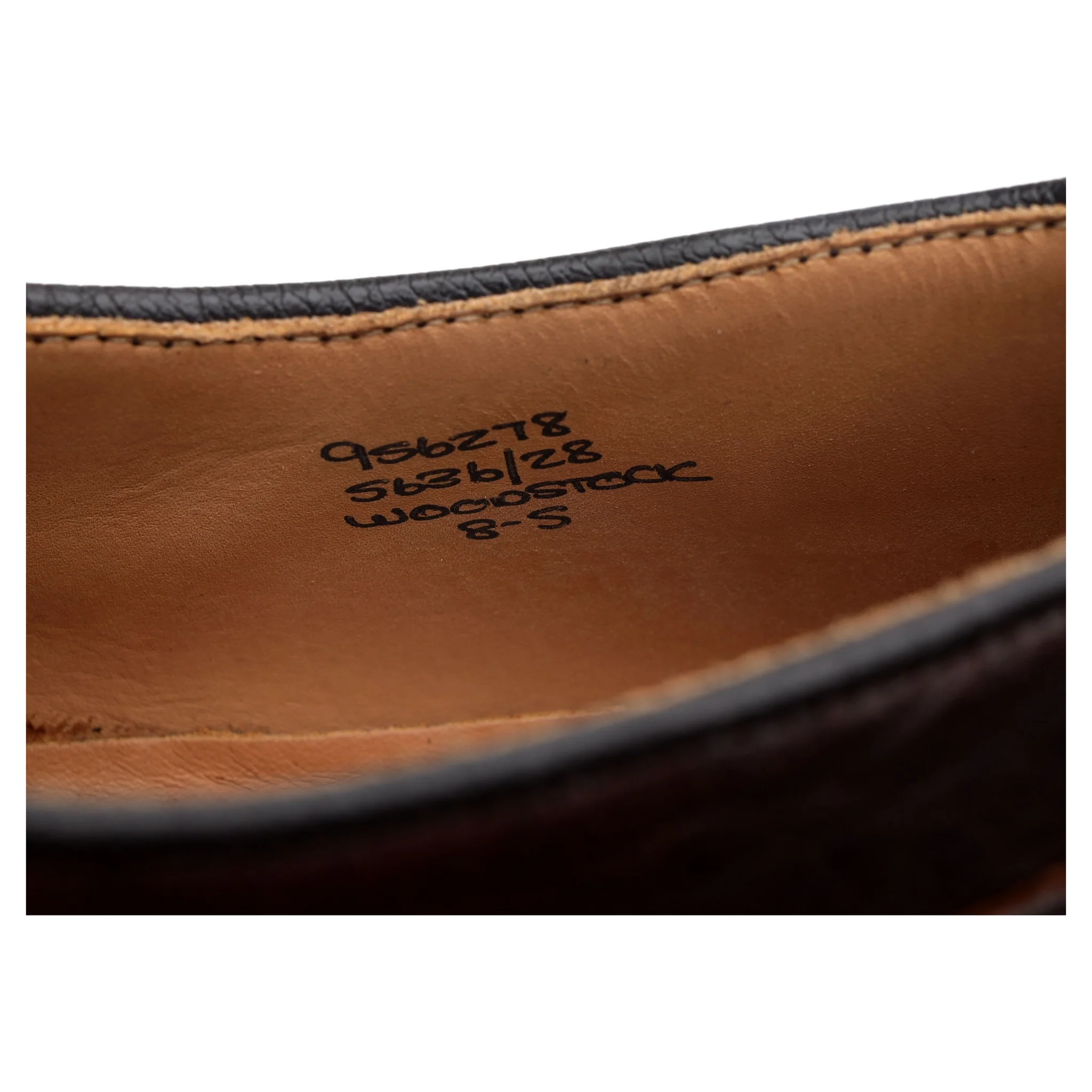 'Woodstock' Dark Brown Kudu Leather Derby UK 8 - Image 13