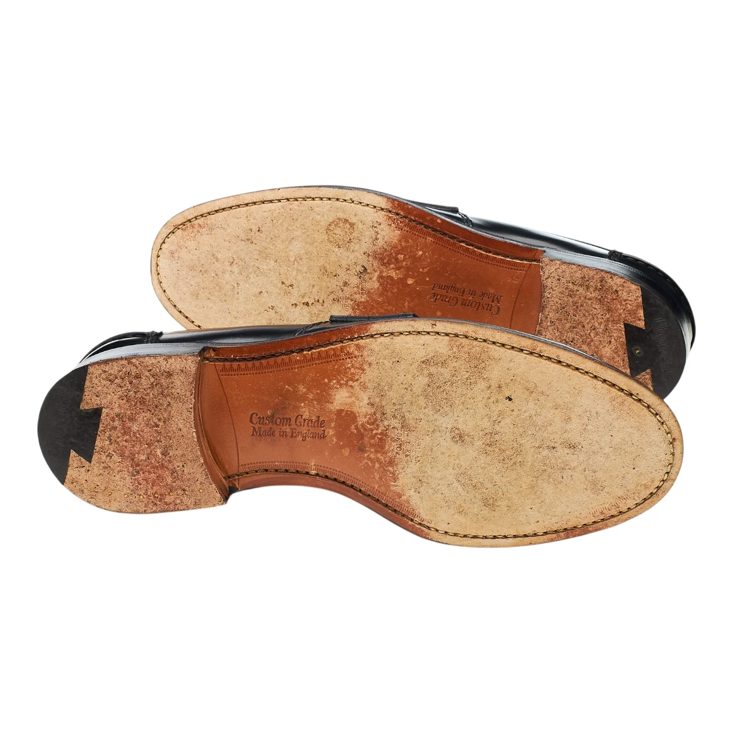 'Tunbridge' Black Leather Loafers UK 8.5 G - Image 5