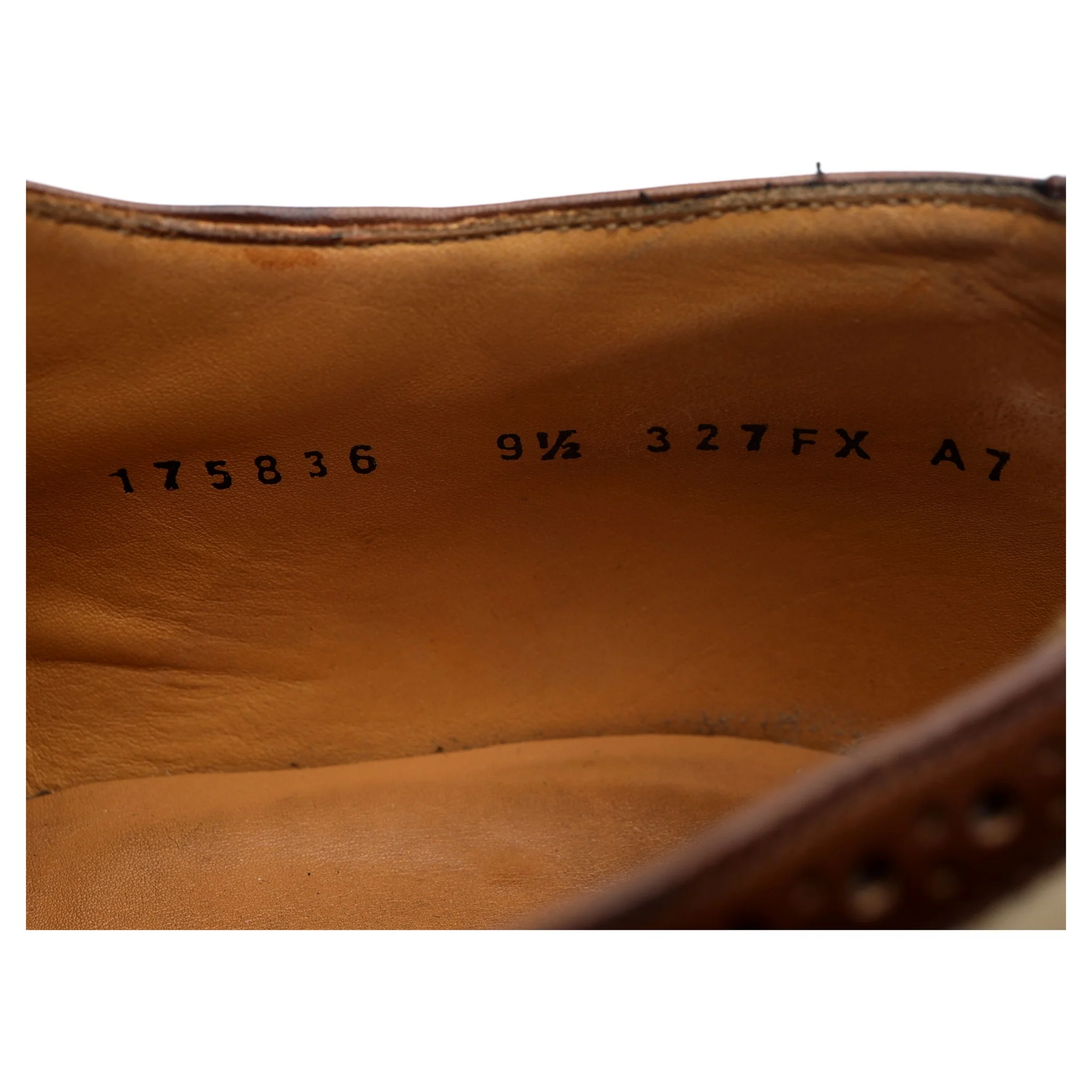 'Cambridge' Brown Beige Two Tone Leather Brogues UK 9.5 FX - Image 13