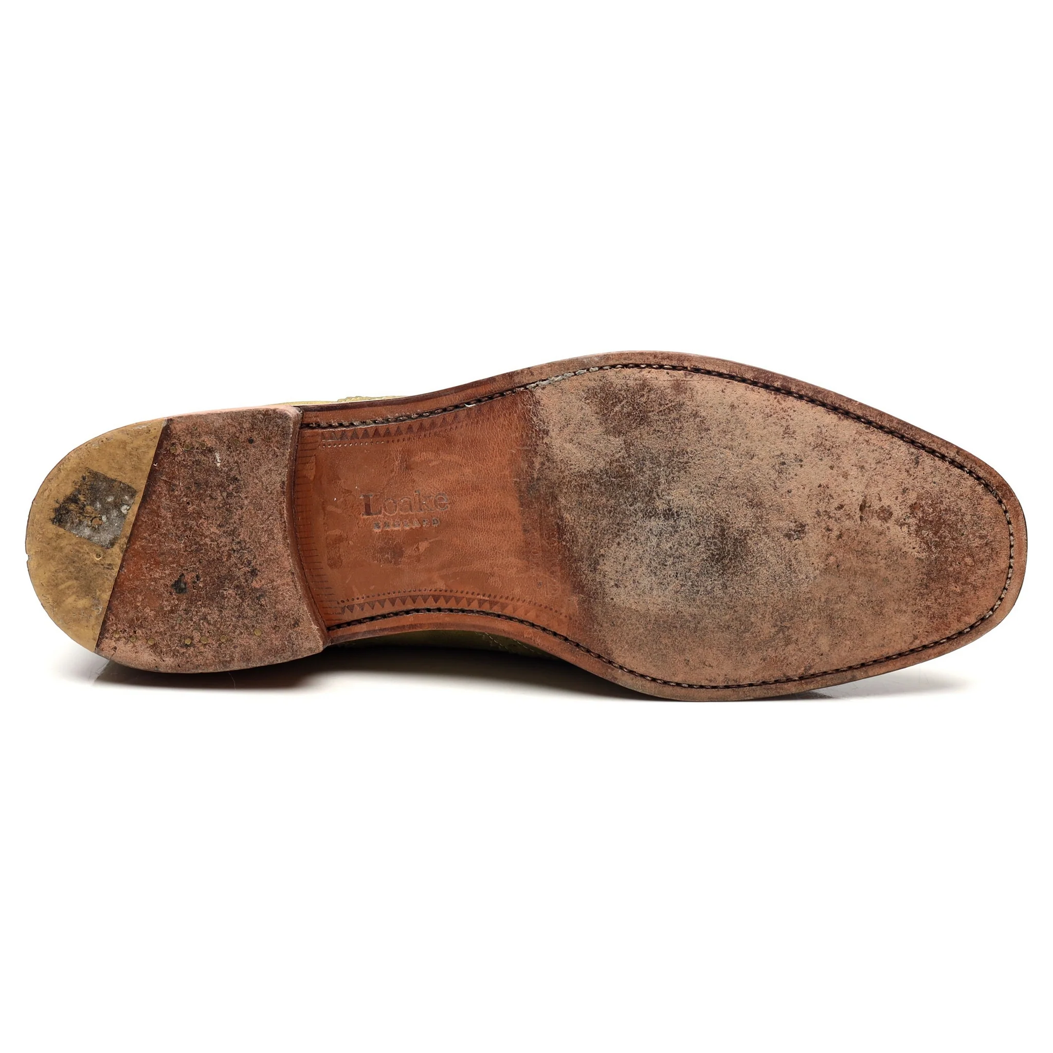 'Tye' Green Nubuck Suede Oxford Brogues UK 11 - Image 11
