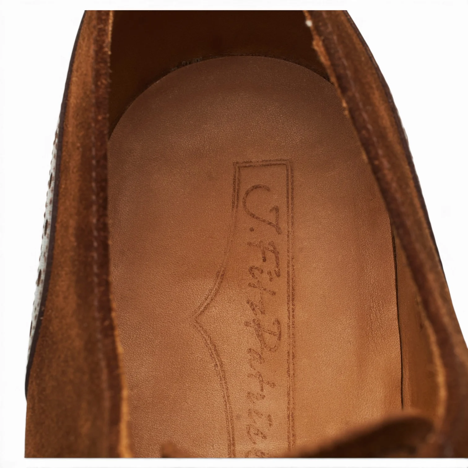 'Wallingford' Dark Brown Museum Leather Brown Suede Oxford Brogues UK 7 E - Image 7