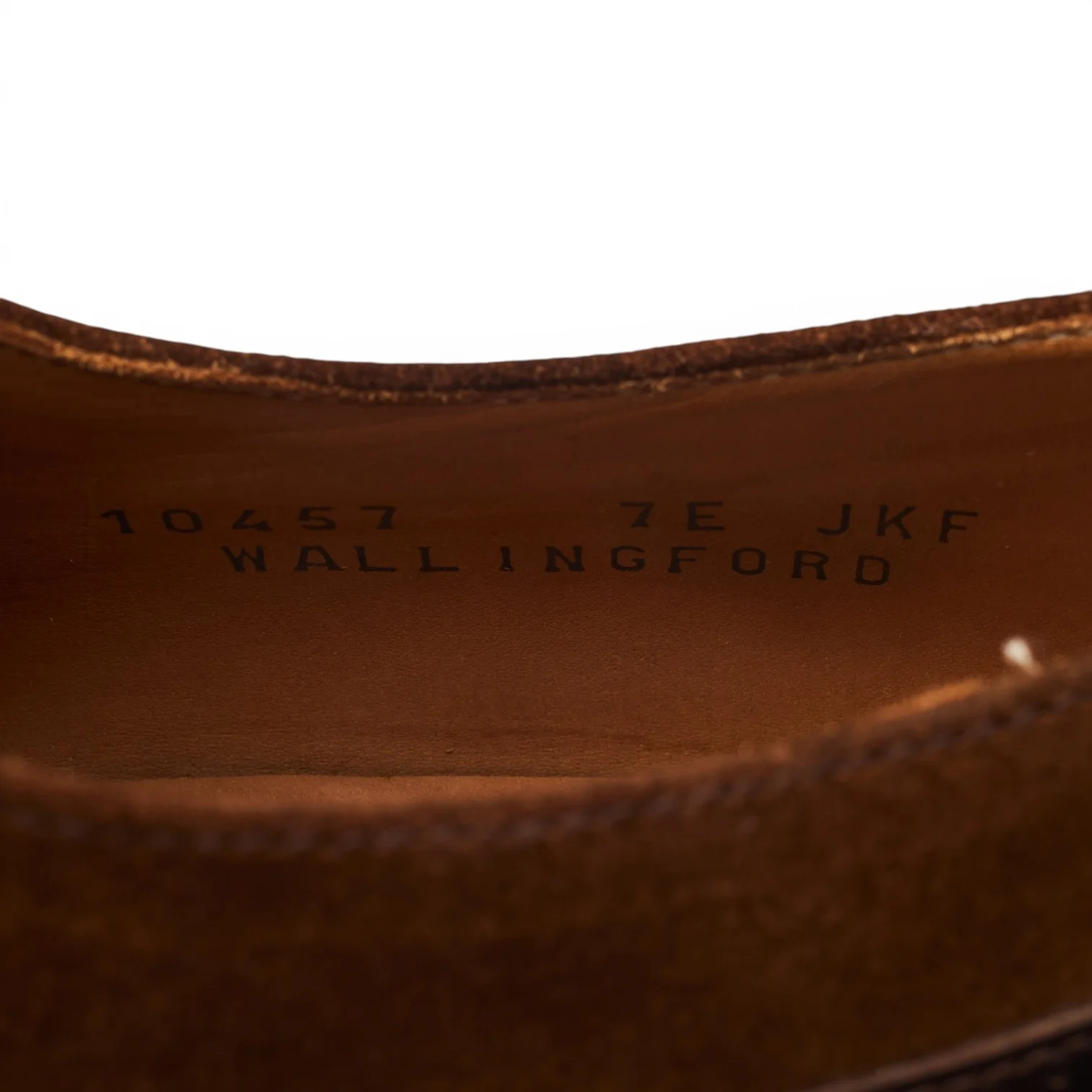 'Wallingford' Dark Brown Museum Leather Brown Suede Oxford Brogues UK 7 E - Image 8