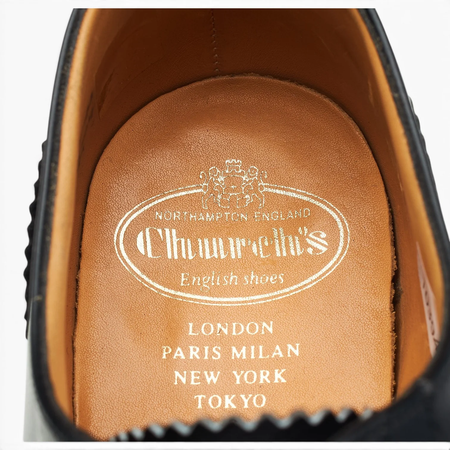 'Waltham' Black Leather Oxford Brogues UK 6.5 G - Image 6