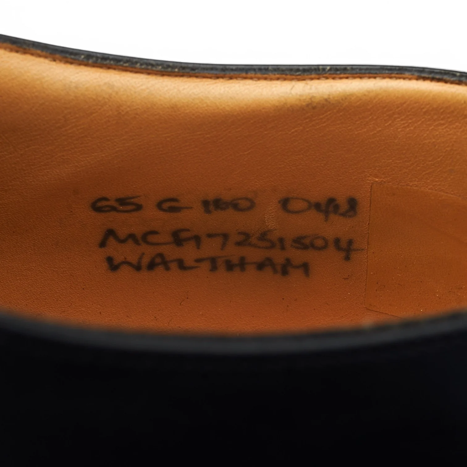 'Waltham' Black Leather Oxford Brogues UK 6.5 G - Image 7
