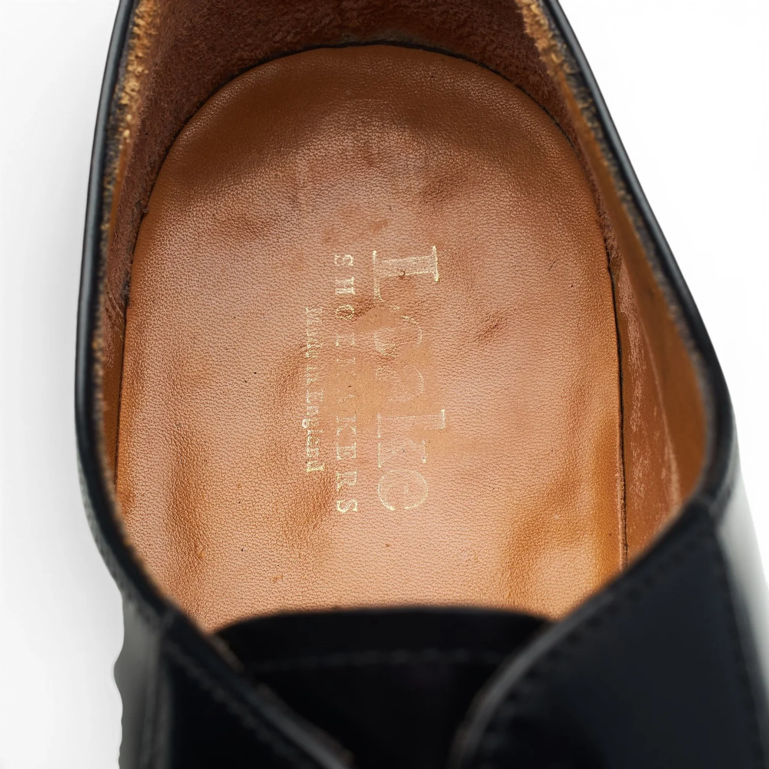 'Waverley' Black Leather Derby UK 9 F - Image 6