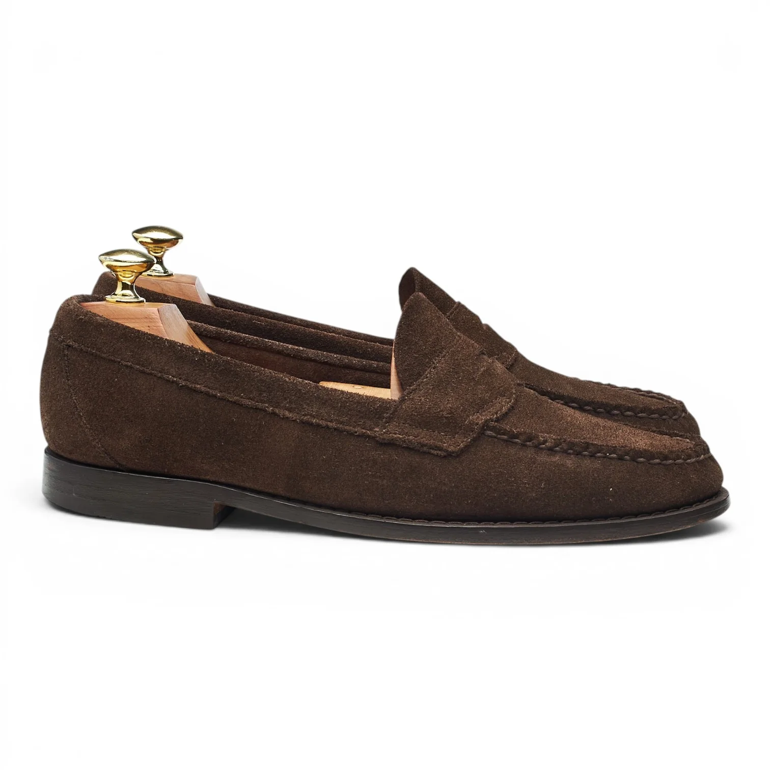 Weejuns Dark Brown Suede Loafer UK 7.5