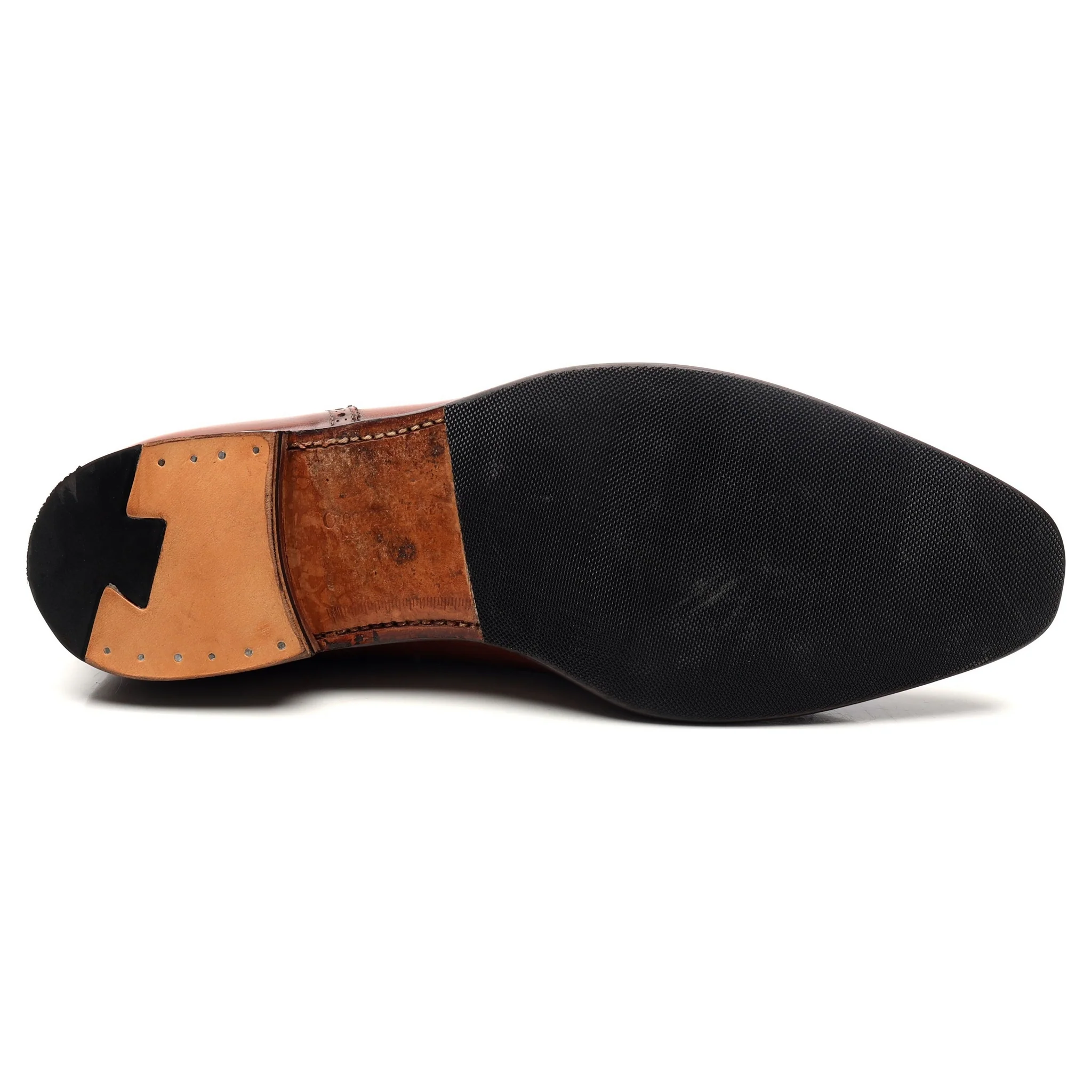 'Westbourne' Tan Brown Leather Oxford UK 9 E - Image 11