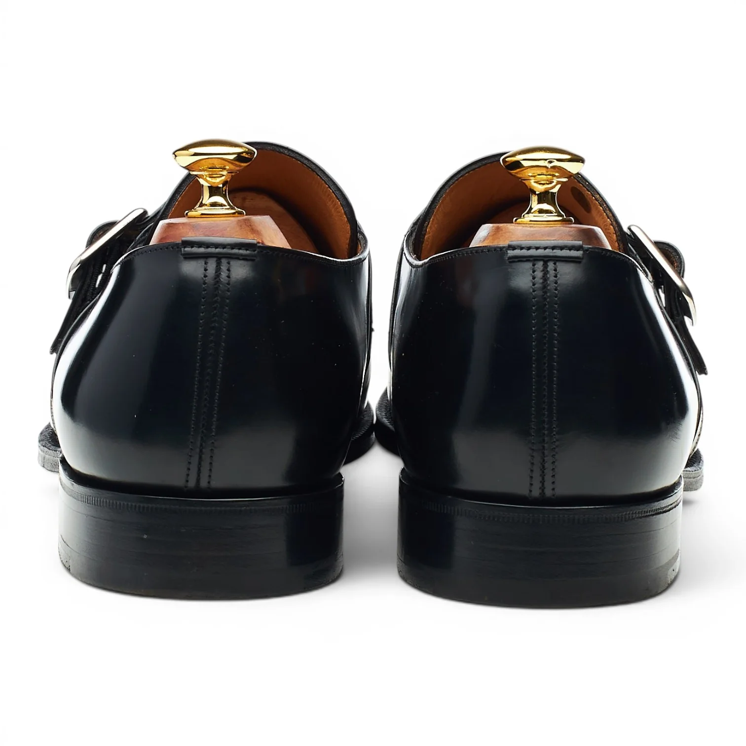 'Westbury' Black Leather Monk Strap UK 10.5 G - Image 4