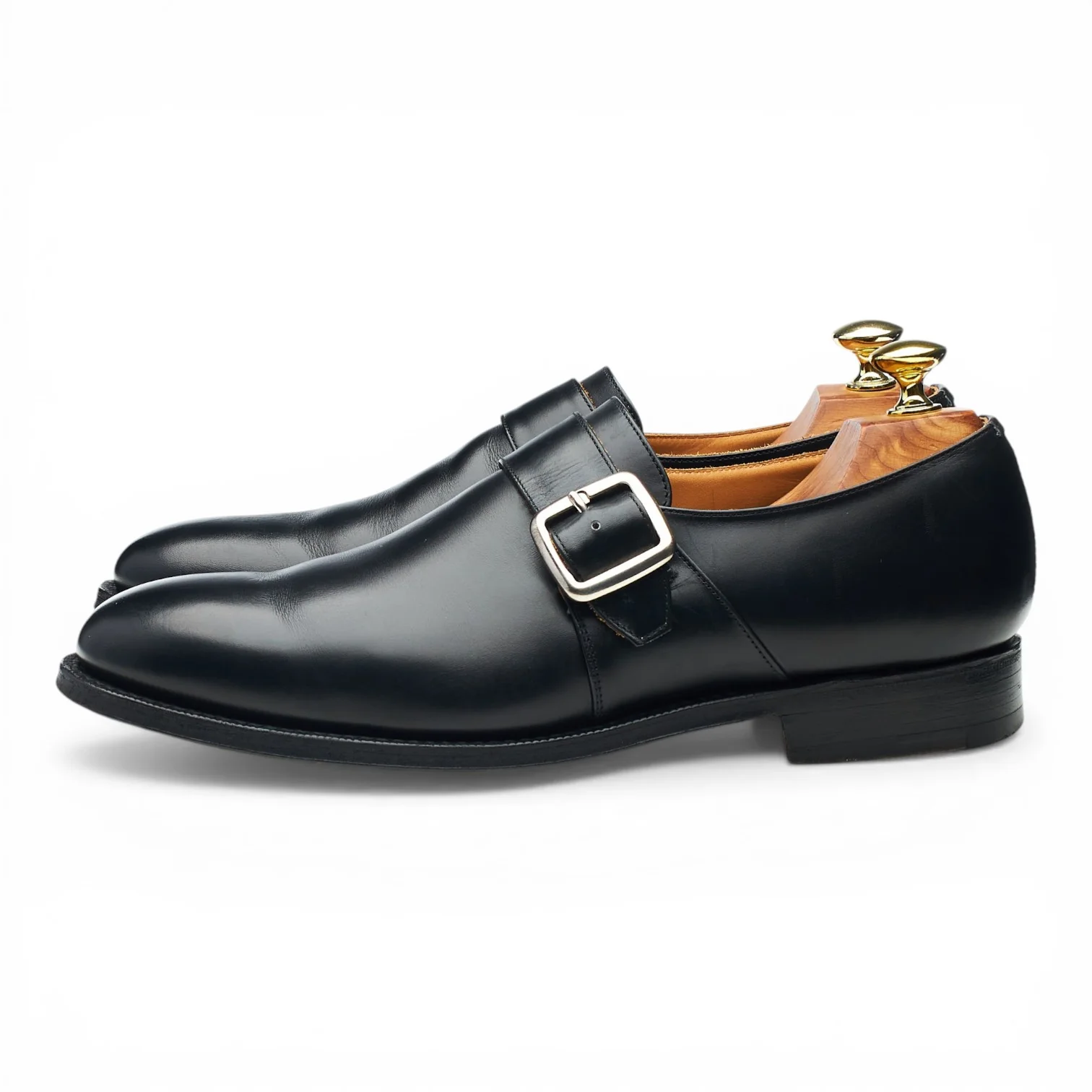 'Westbury' Black Leather Monk Strap UK 7.5 F - Image 3