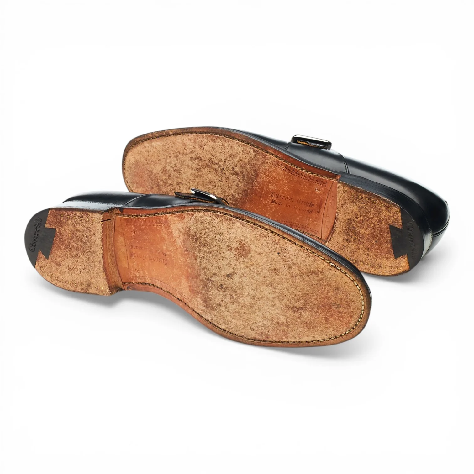 'Westbury' Black Leather Monk Strap UK 7.5 F - Image 5