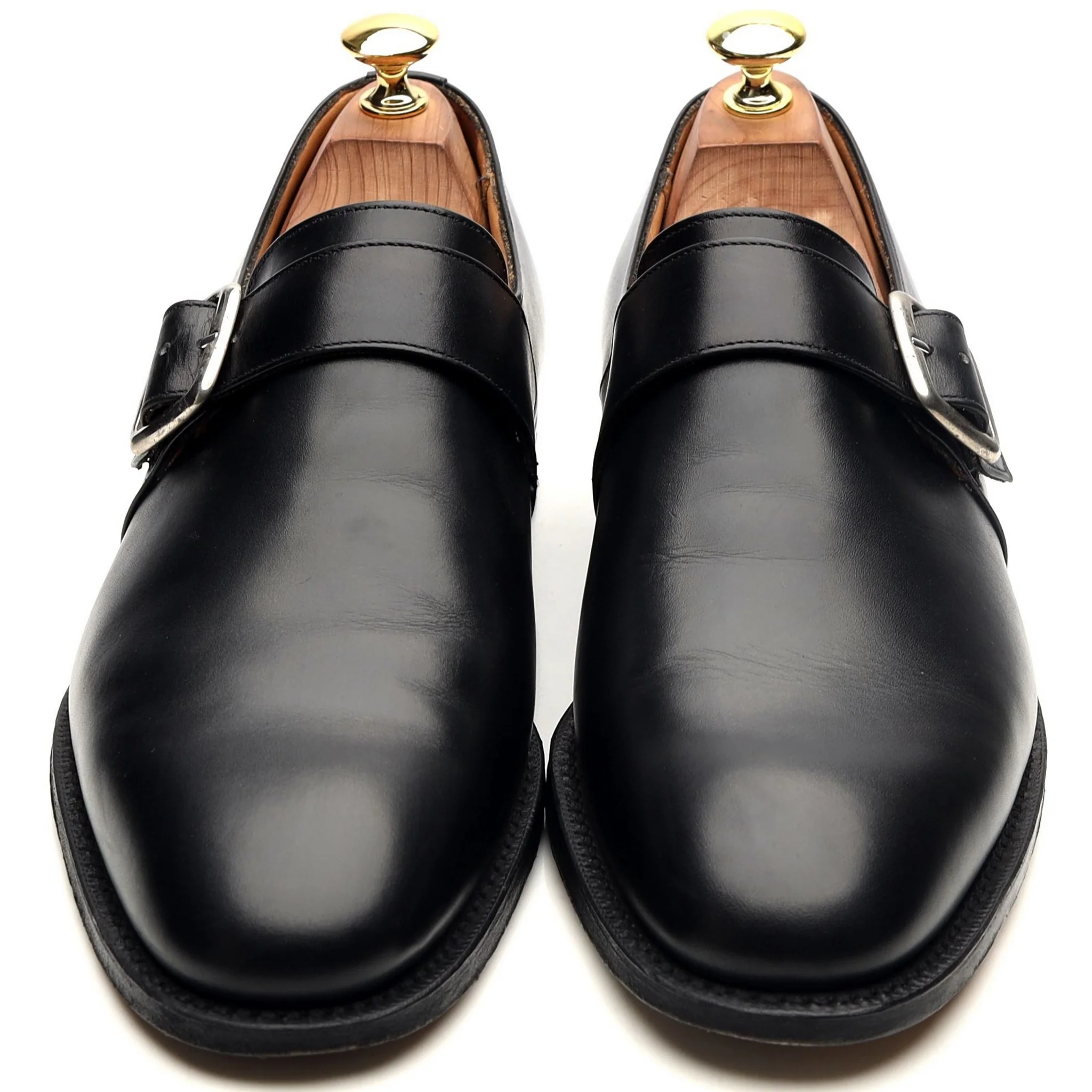 'Westbury' Black Leather Monk Strap UK 8 F - Image 10