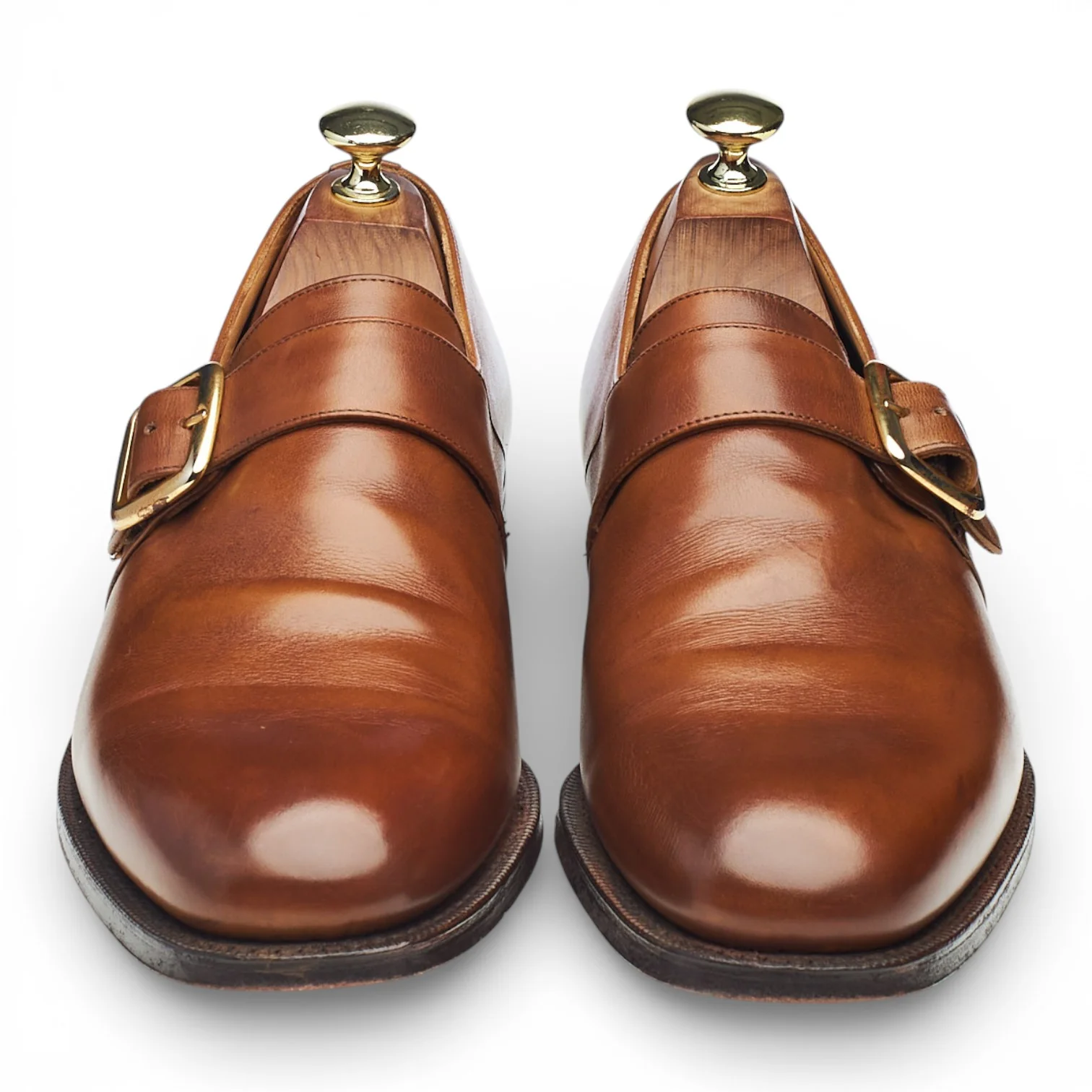 'Westbury' Brown Leather Monk Strap UK 7 G - Image 2