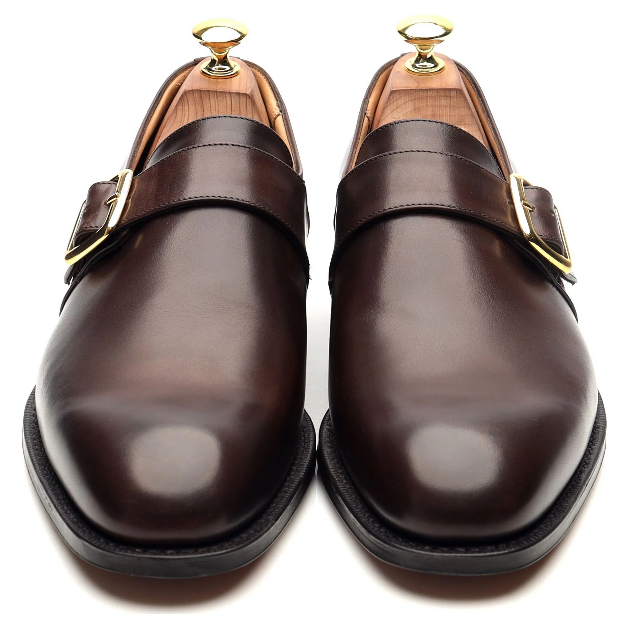 'Westbury' Dark Brown Leather Monk Strap UK 8 G - Image 9